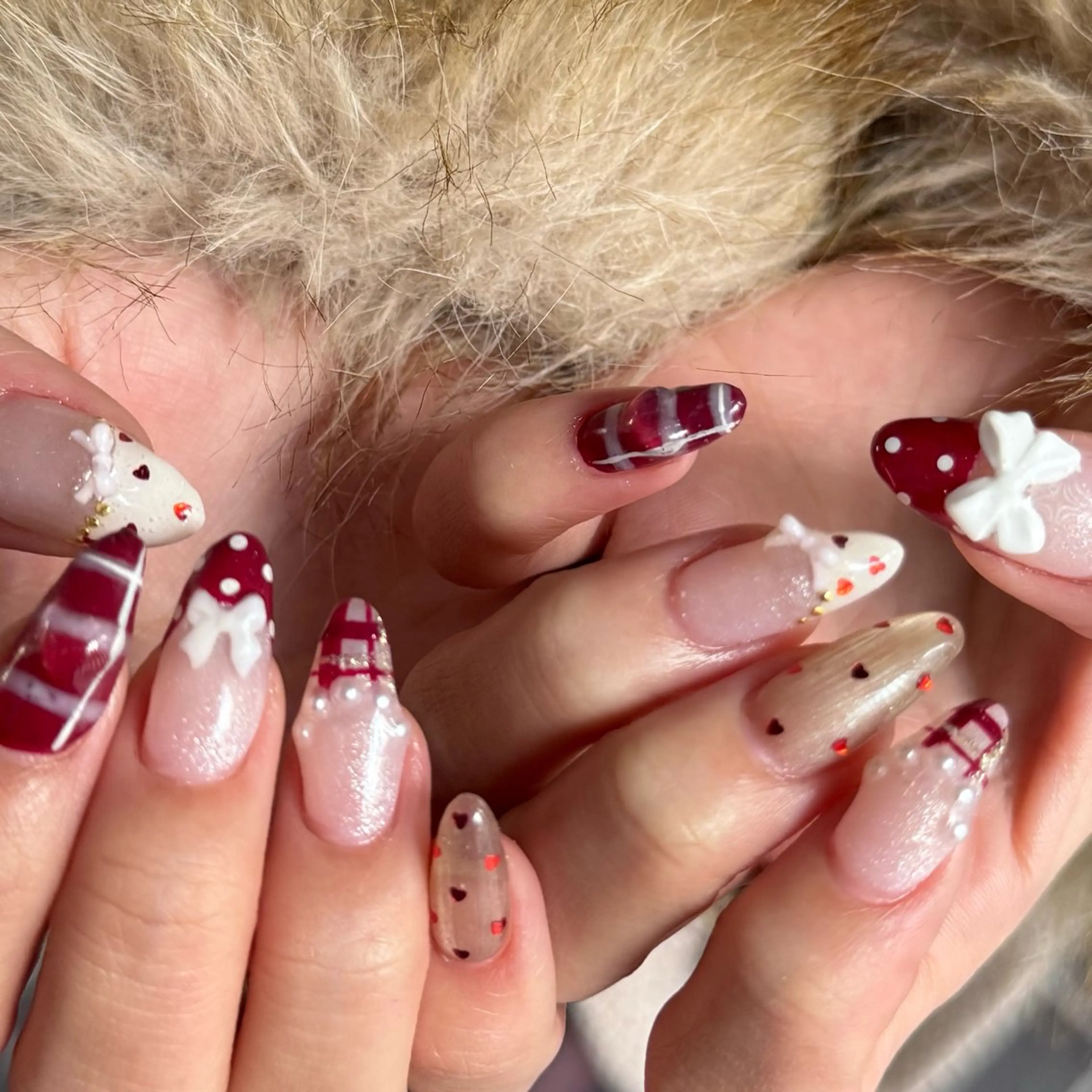 ミディアム 小川 柚香のネイルデザイン