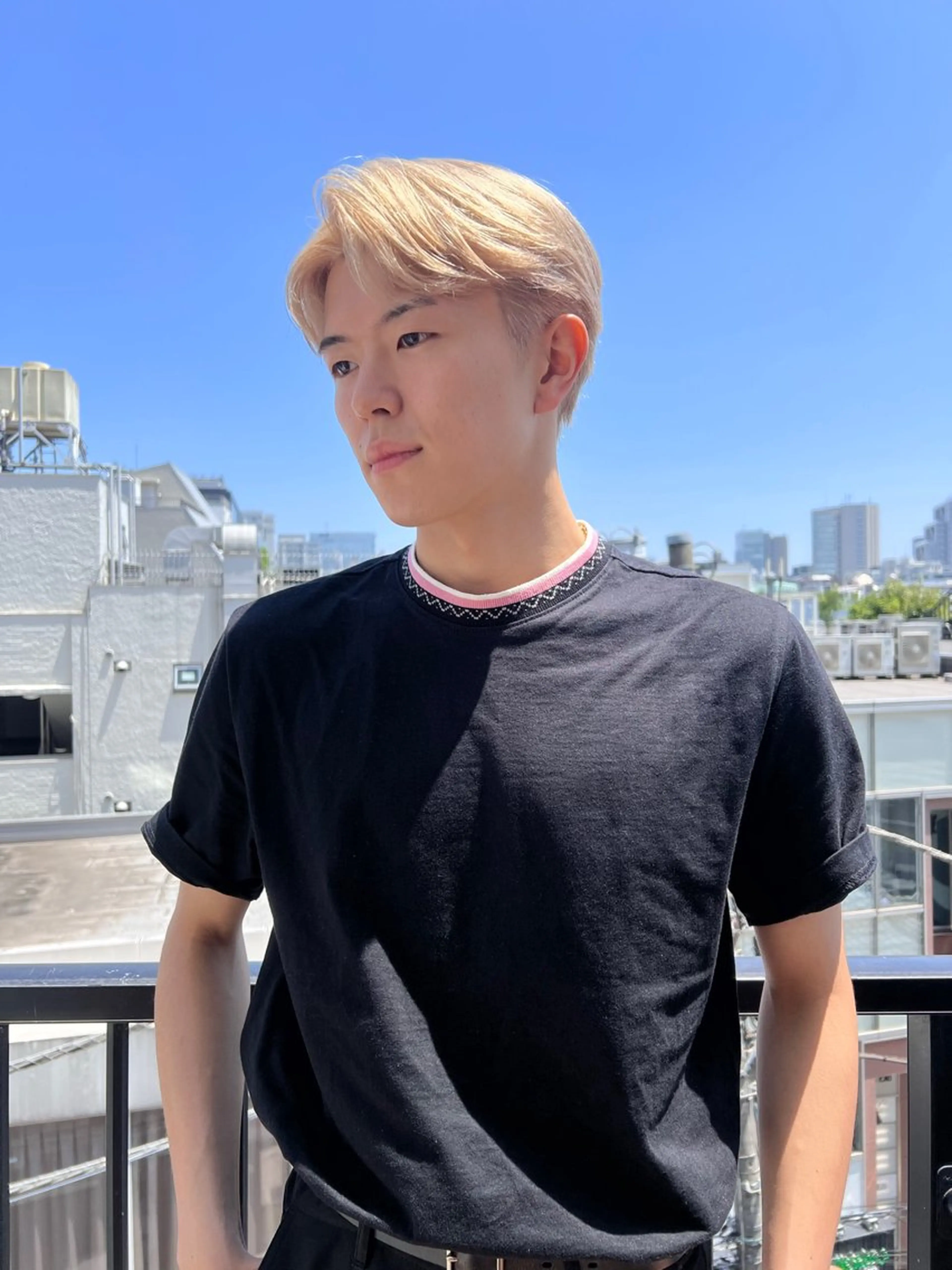 ミディアム カラー メンズ runsuns メンズカットリュウジのヘアスタイル