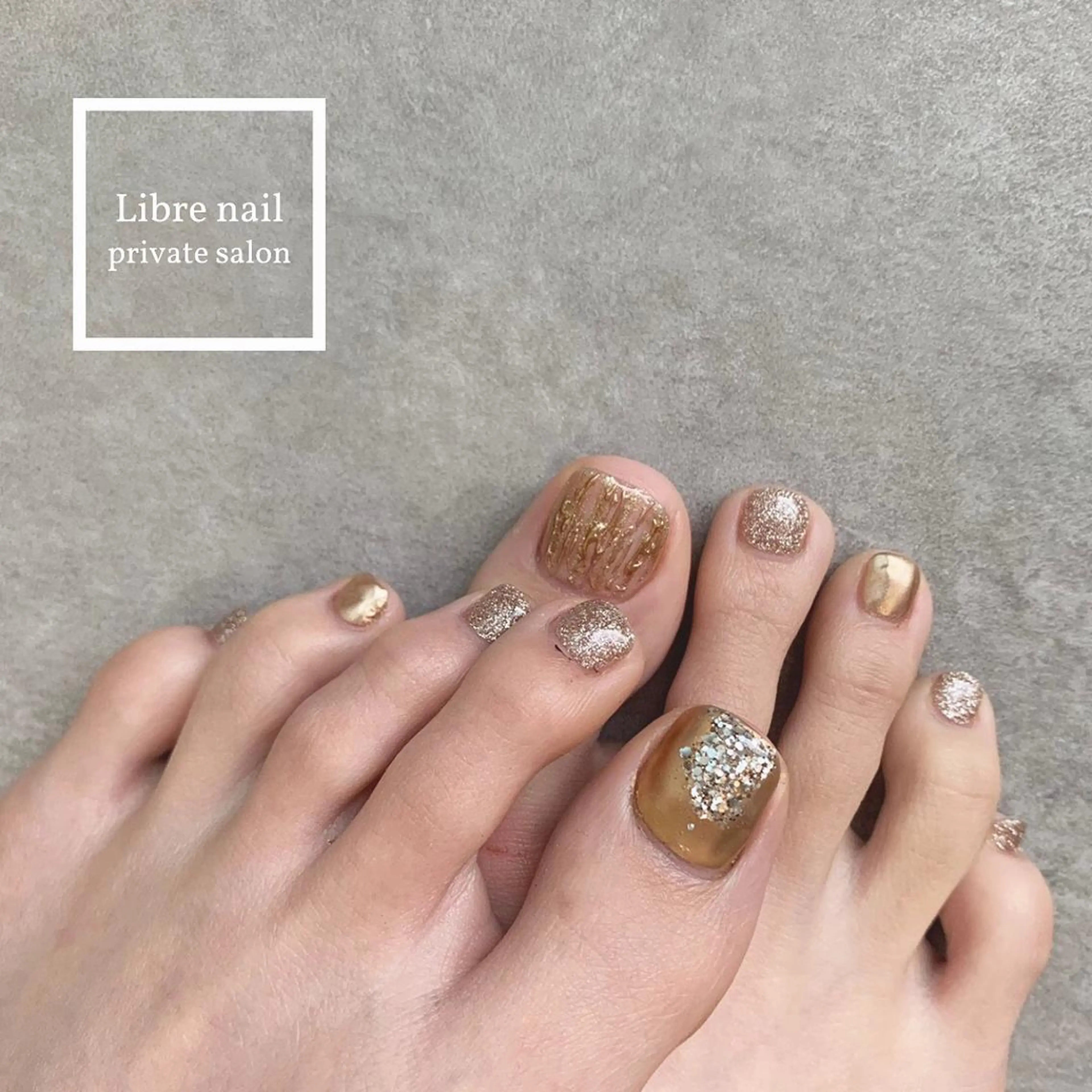 ネイル フットネイル 【Libre】 -ﾘﾌﾞﾚﾈｲﾙ-のネイルデザイン