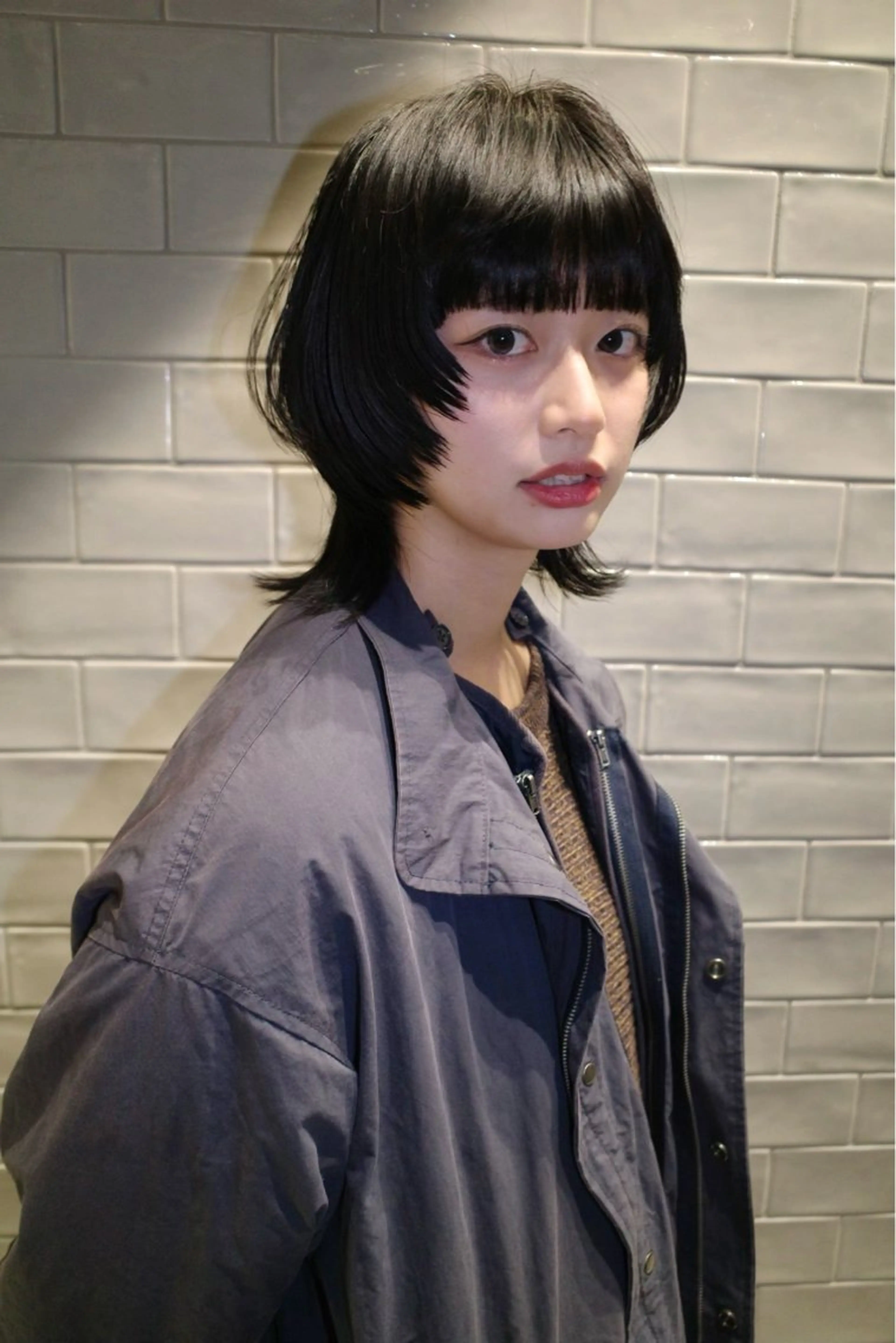 ショート カラー カット ヘアカラー トリートメント SALOWIN所属・ブリーチ🧹 ボブ✨レイヤーのヘアスタイル