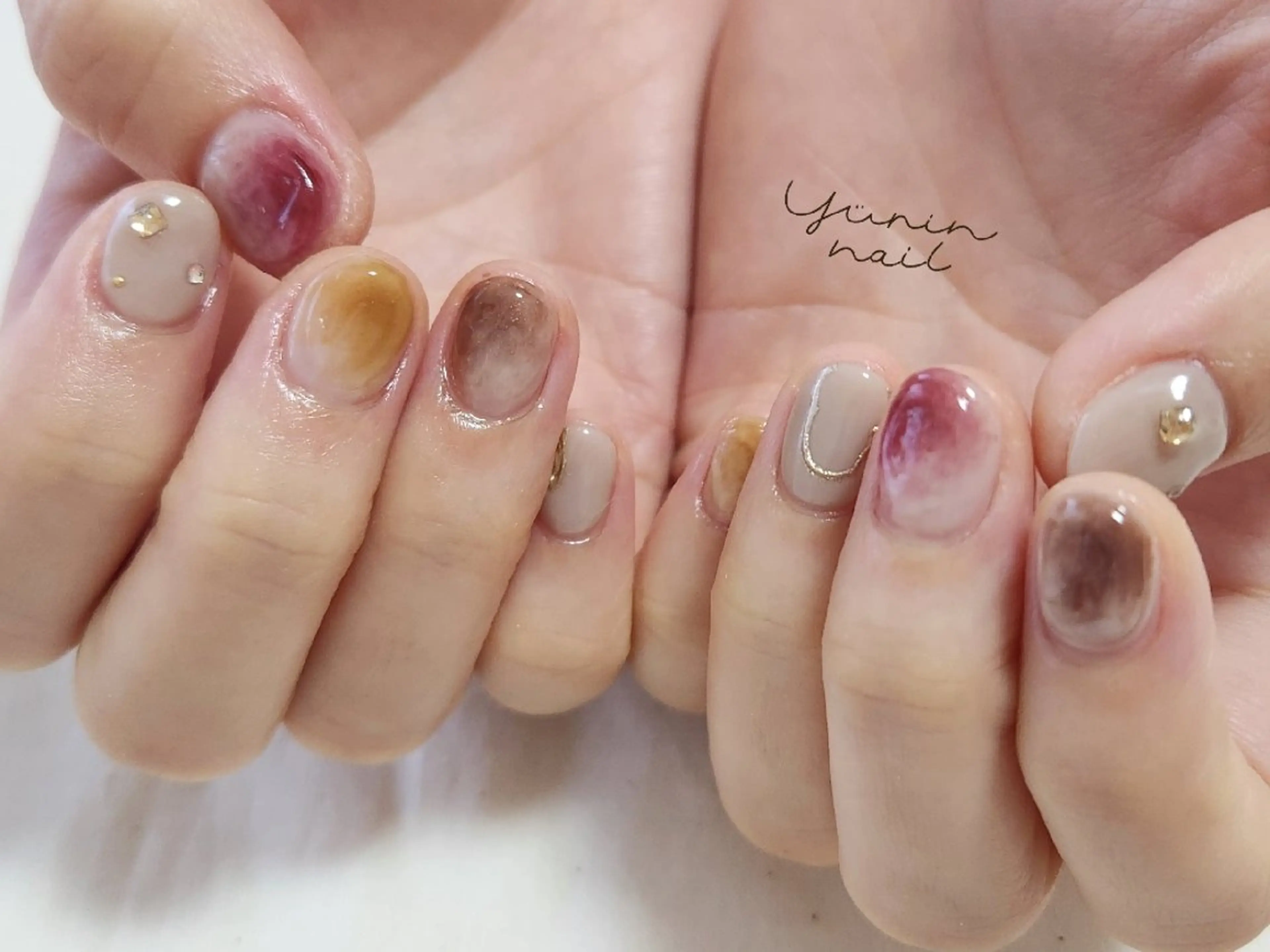 ネイル ハンドネイル ショートネイル専門 yurin nailのネイルデザイン