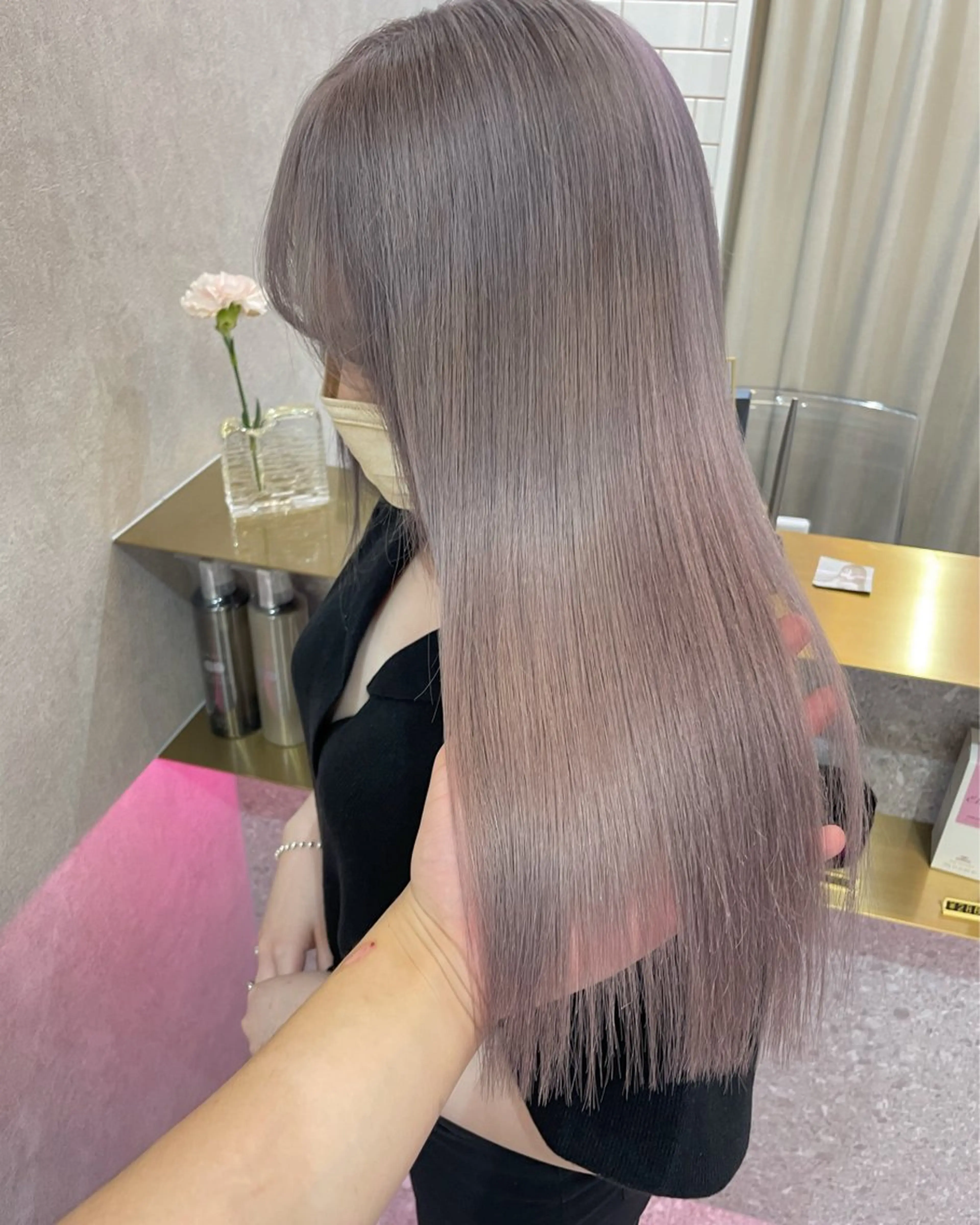 ロング カラー カット ヘアカラー 縮毛矯正 トリートメント レイヤー/縮毛矯正⭐ 特化美容師のヘアスタイル