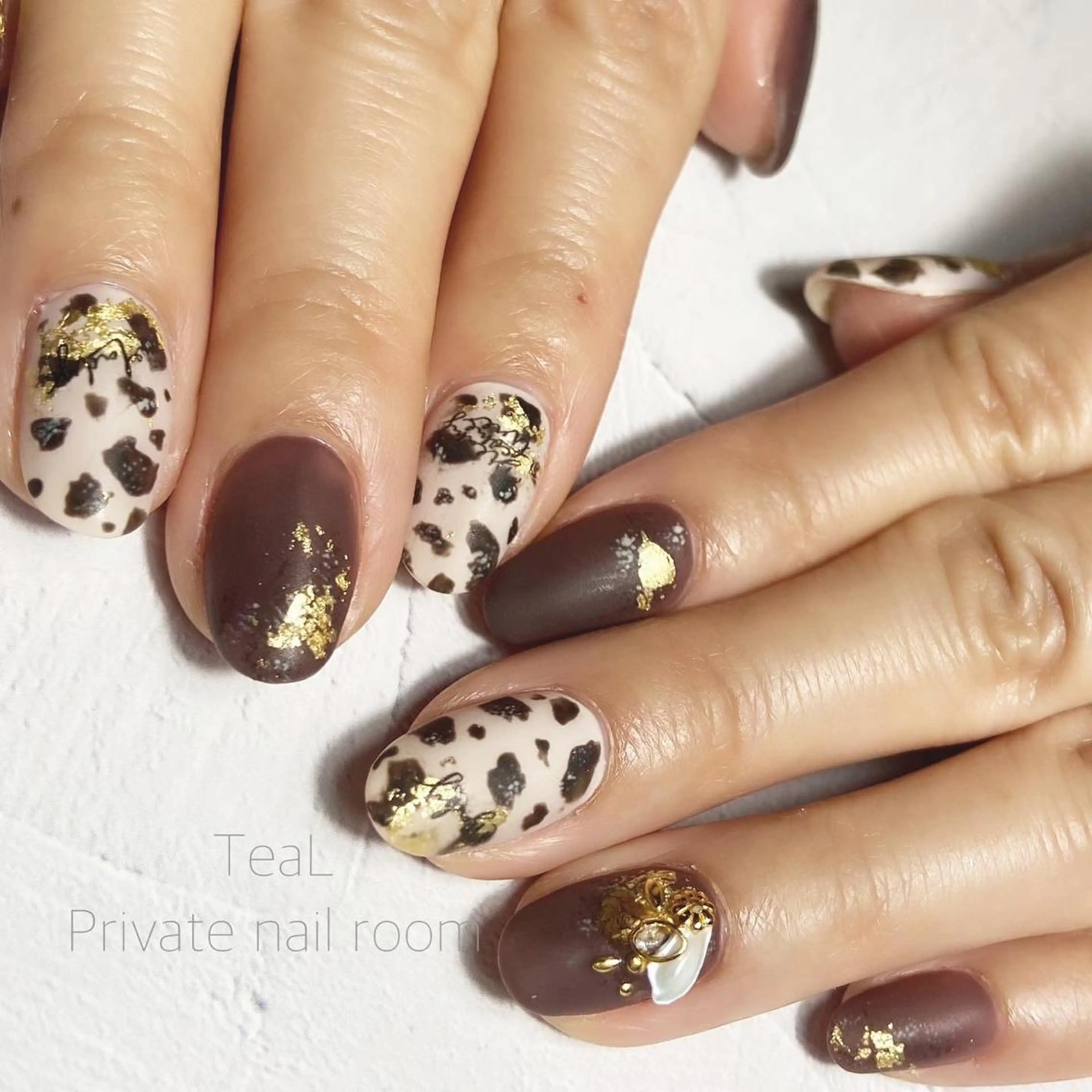 ネイル ハンドネイル TeaL nailのネイルデザイン