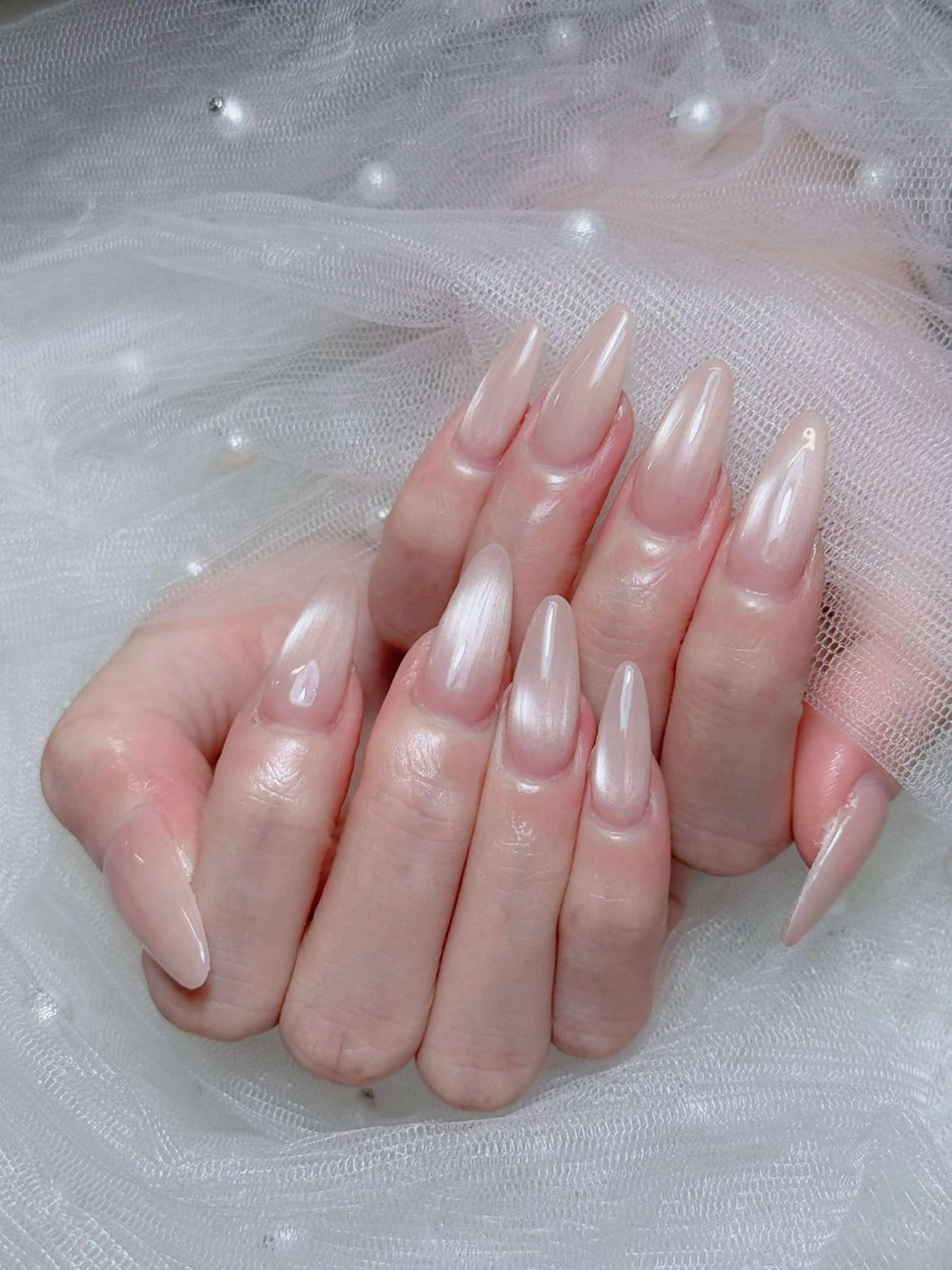 ネイル オーロラネイル チークネイル フットネイル フレンチネイル ハロウィン ハンドネイル Lumi Nail 新大久保3‘のネイルデザイン