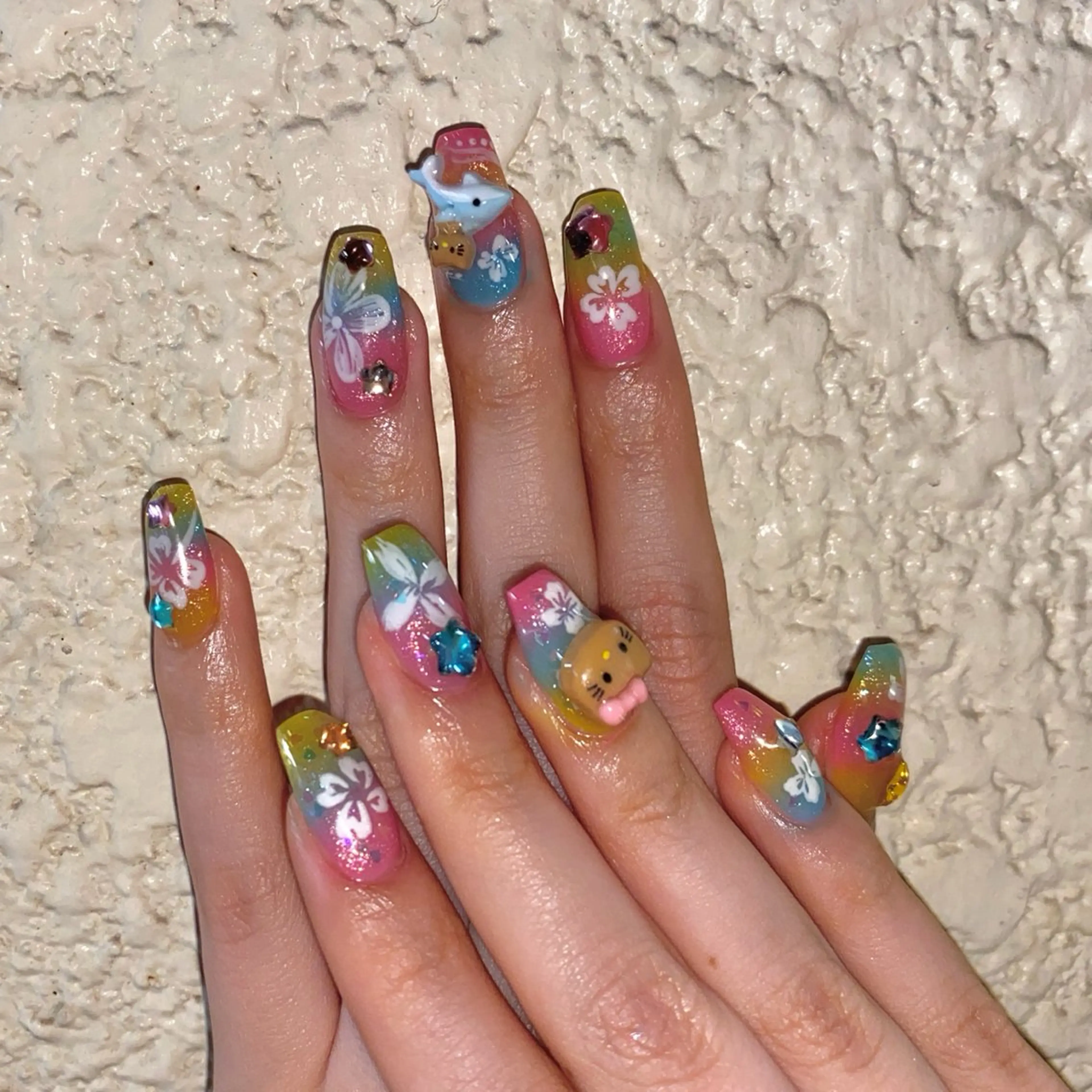 ネイル カジュアル チークネイル フットネイル フレンチネイル ジェルネイル ゆず Nail Salonのネイルデザイン
