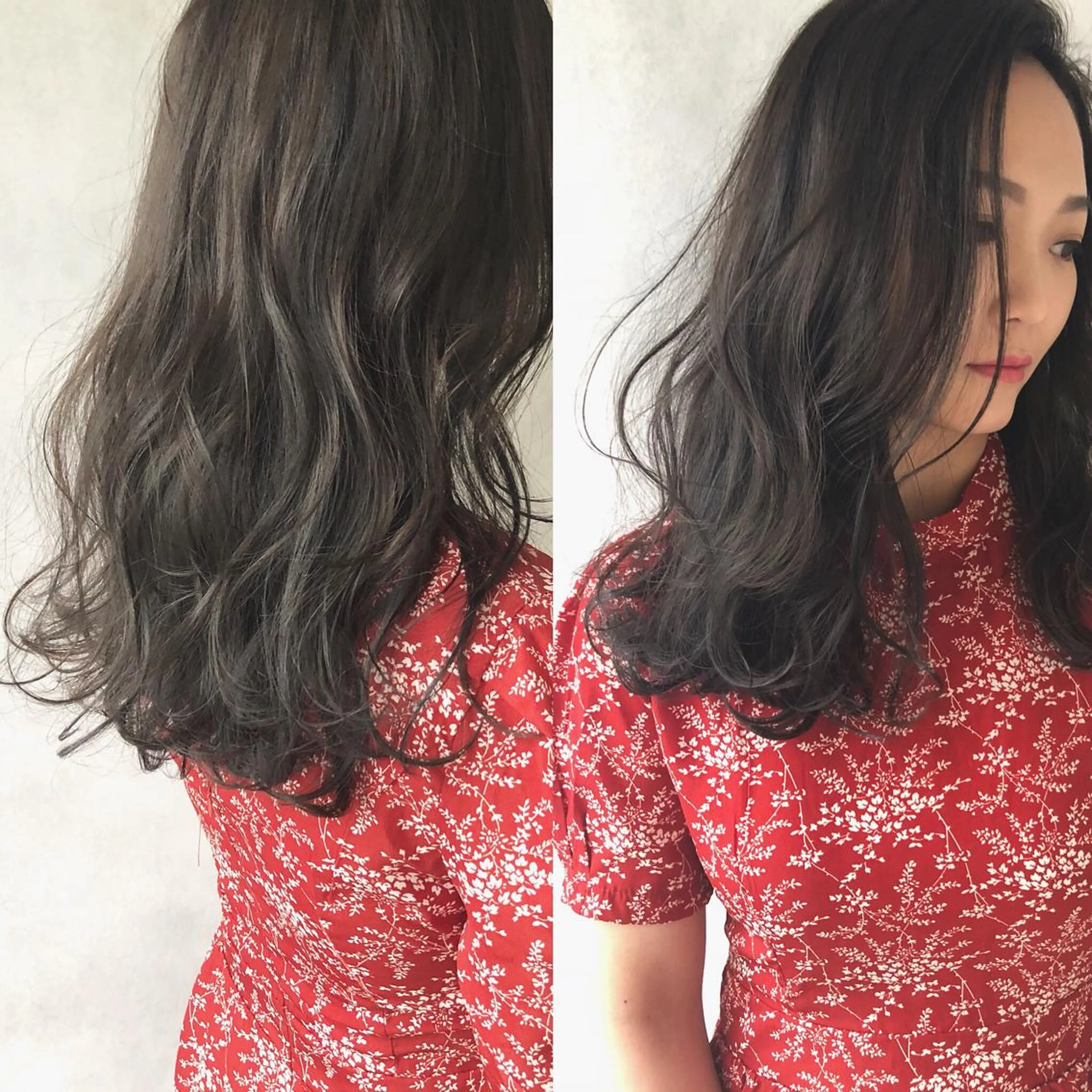 ロング ハイライト ヘアカラー トリートメント 小澤大輔 YOLO hairのヘアスタイル