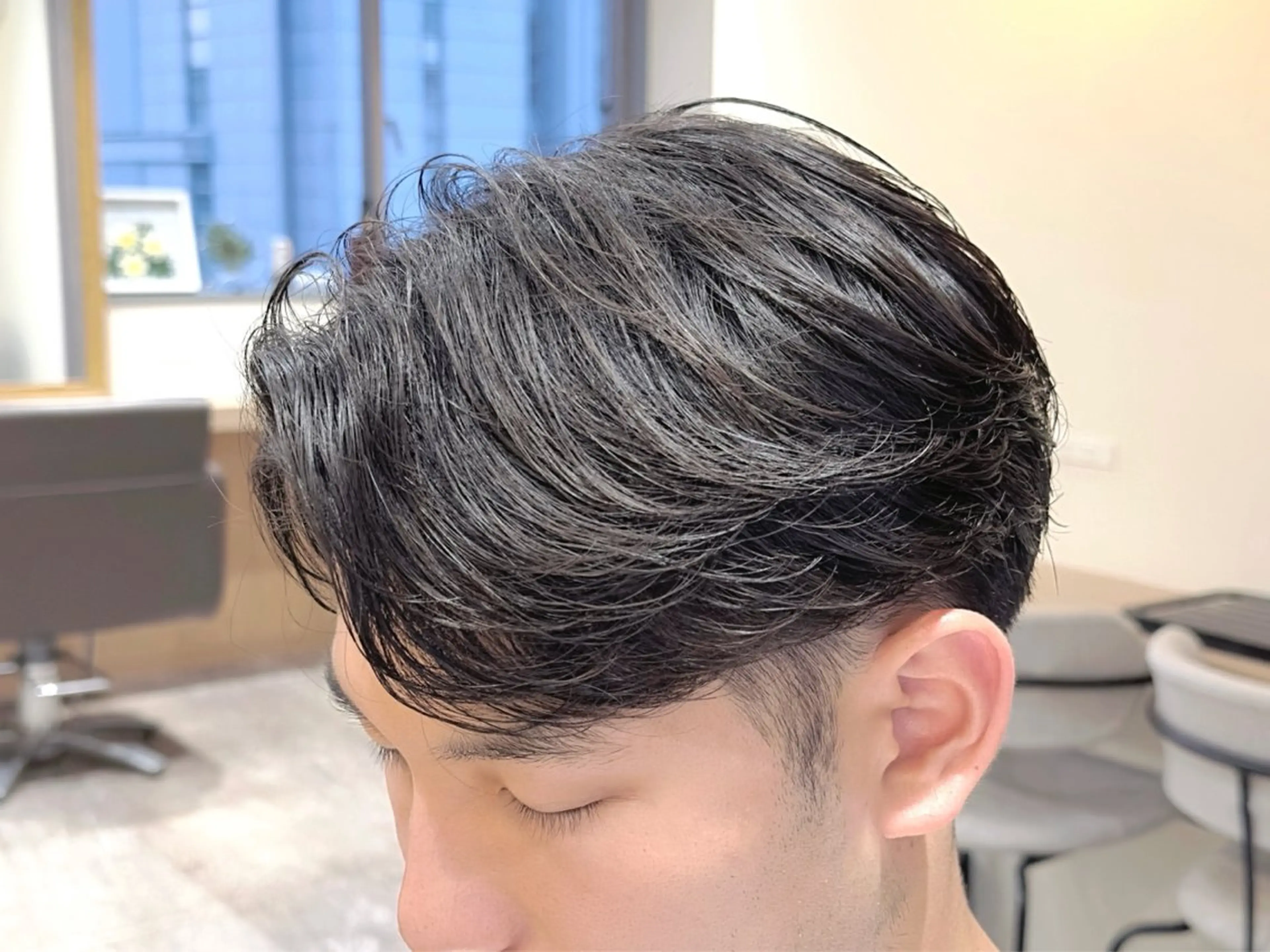 メンズ カット パーマ 【メンズパーマ】比嘉 啓人のヘアスタイル
