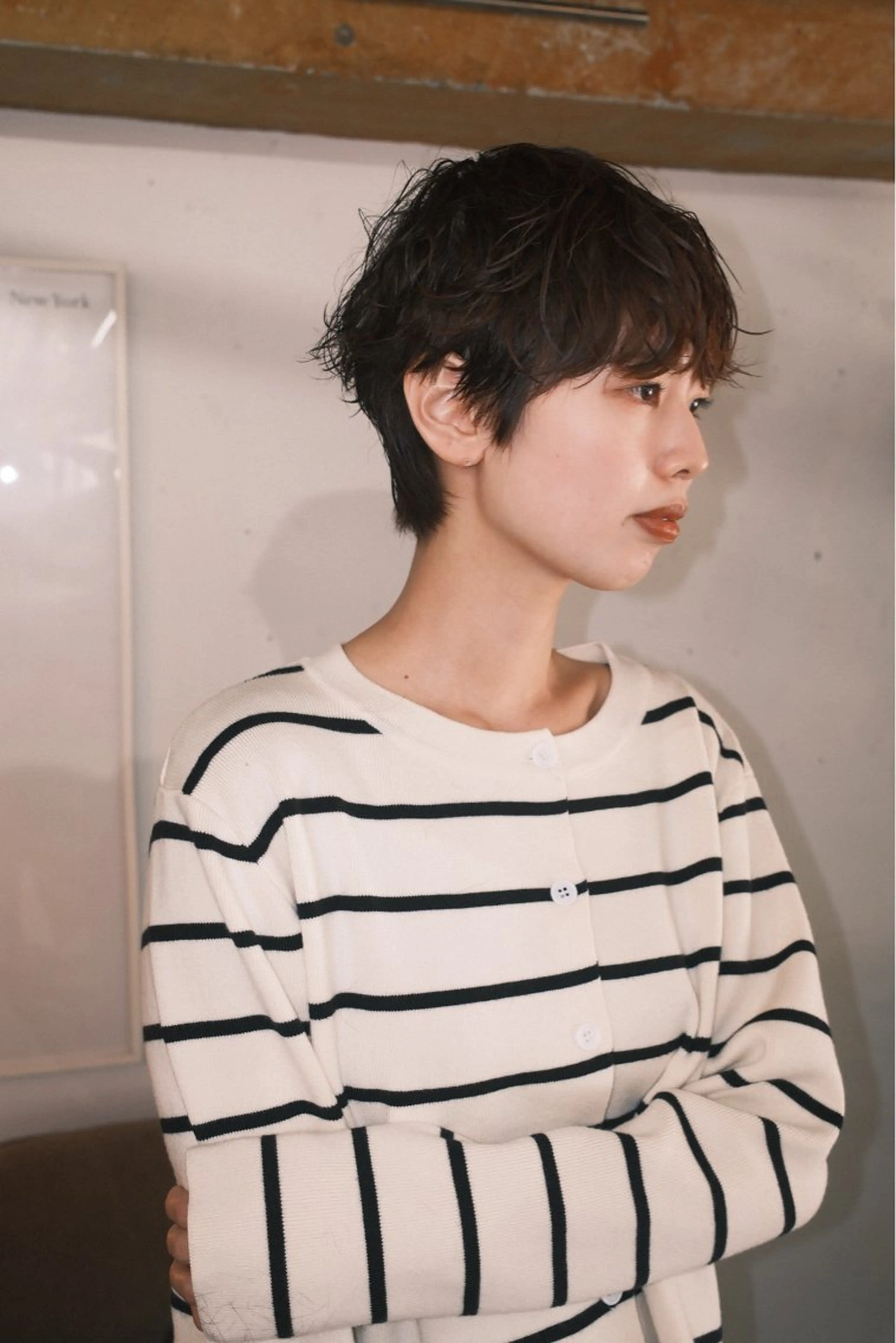 ショート パーマ カット パーマ KEI gattacaのヘアスタイル