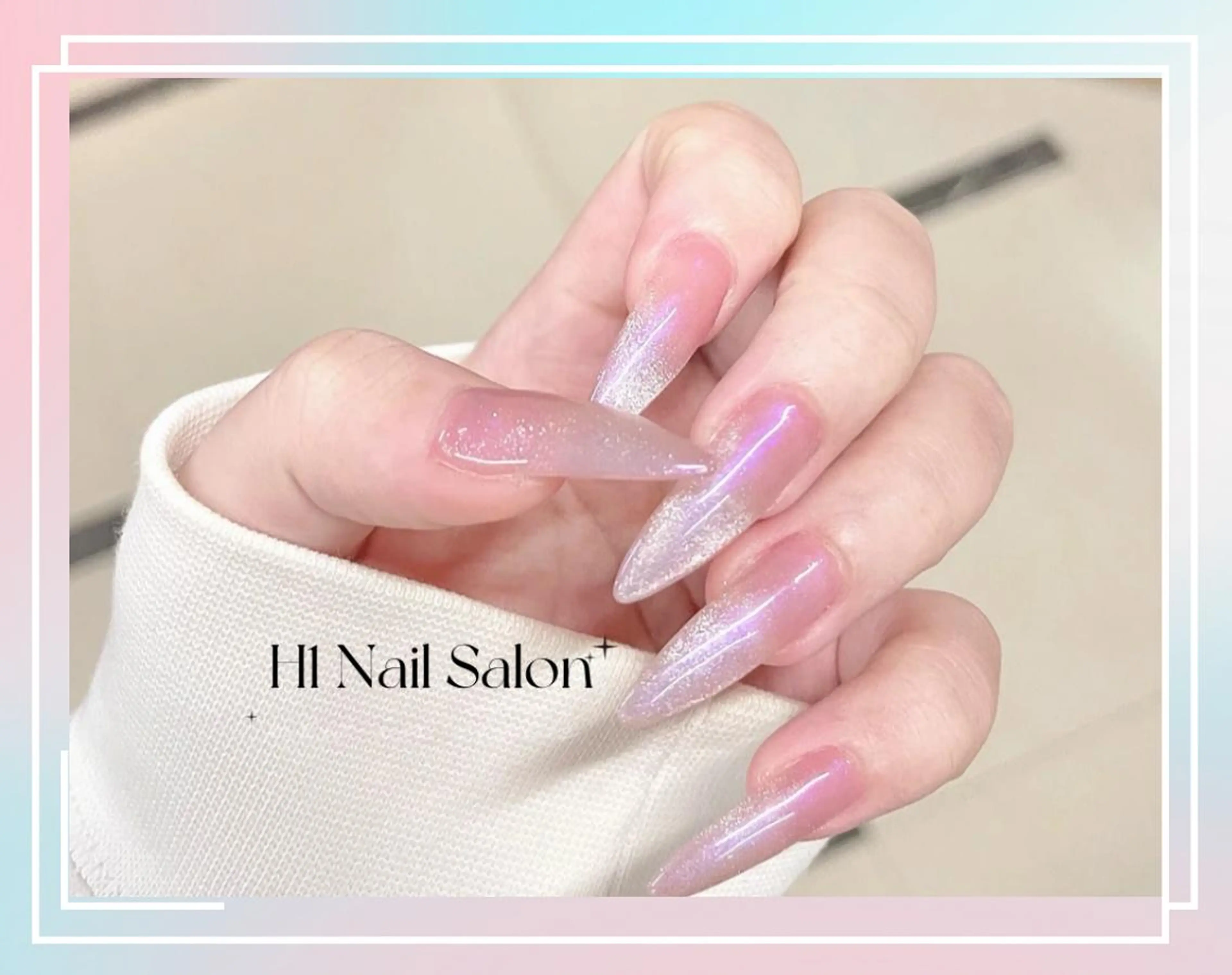 ロング H1 ネイル サロンのネイルデザイン