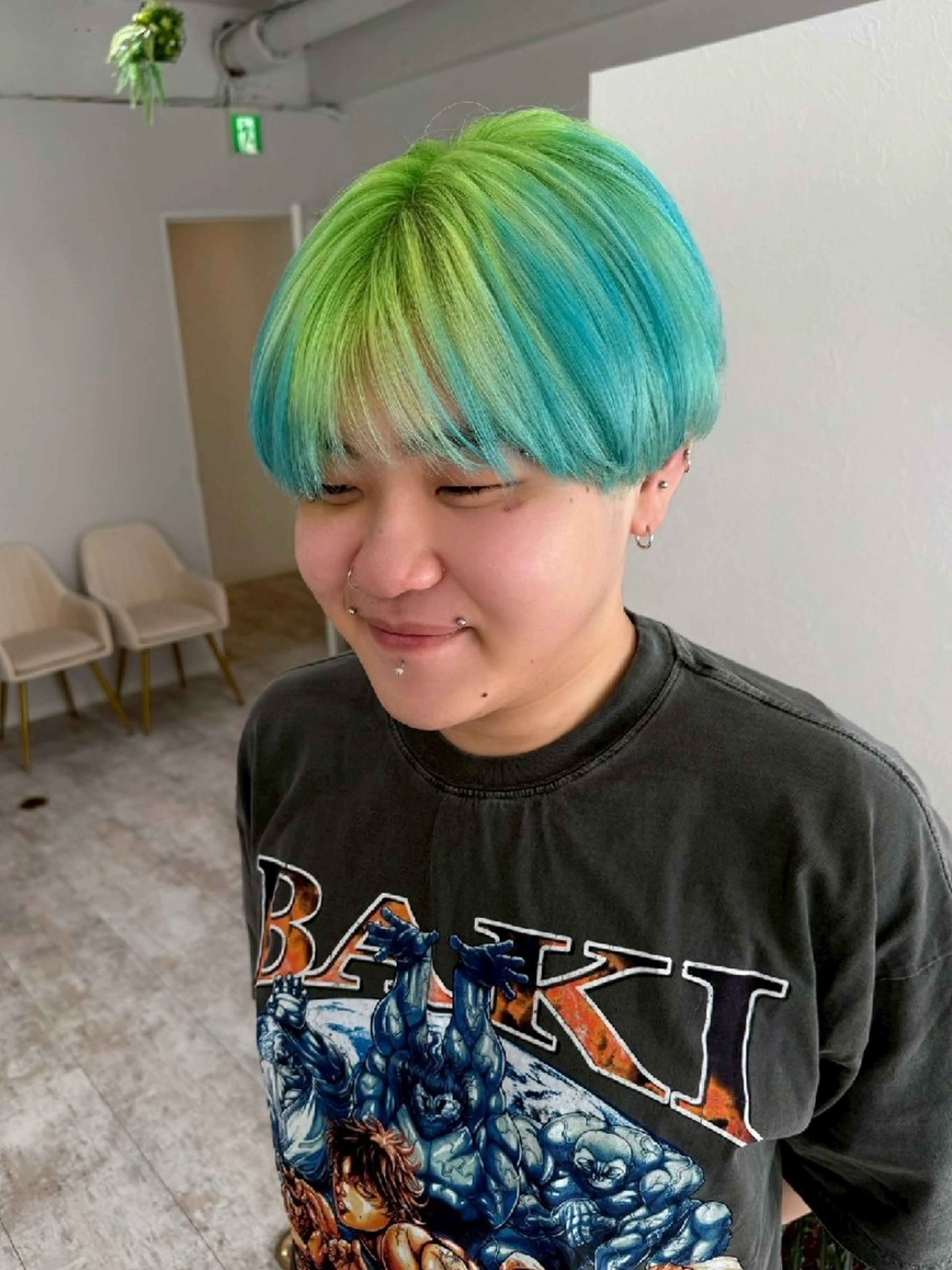 メンズ カラー ヘアカラー piLLon 心斎橋のヘアスタイル