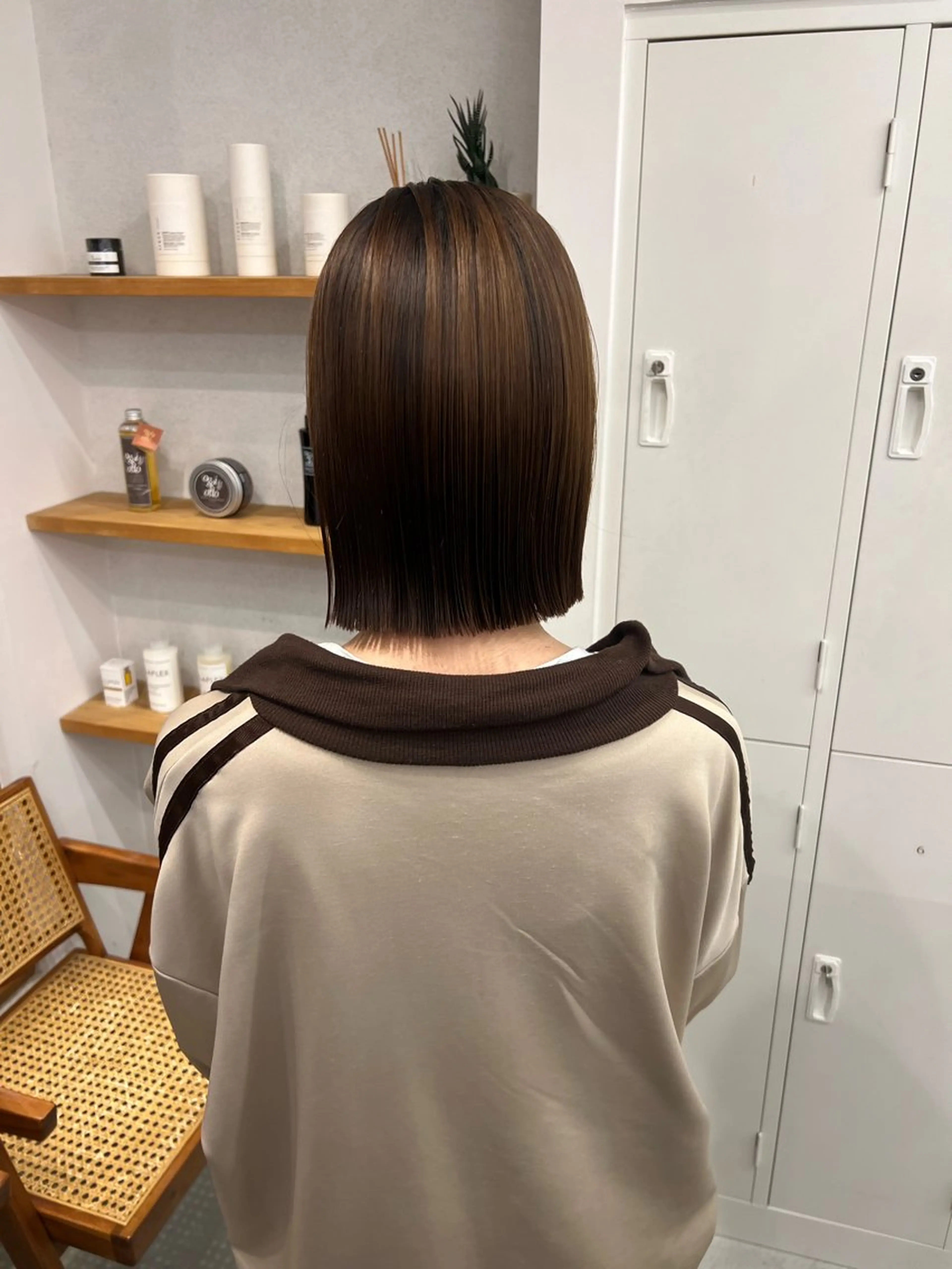ミディアム noa／ 京橋美容室のヘアスタイル