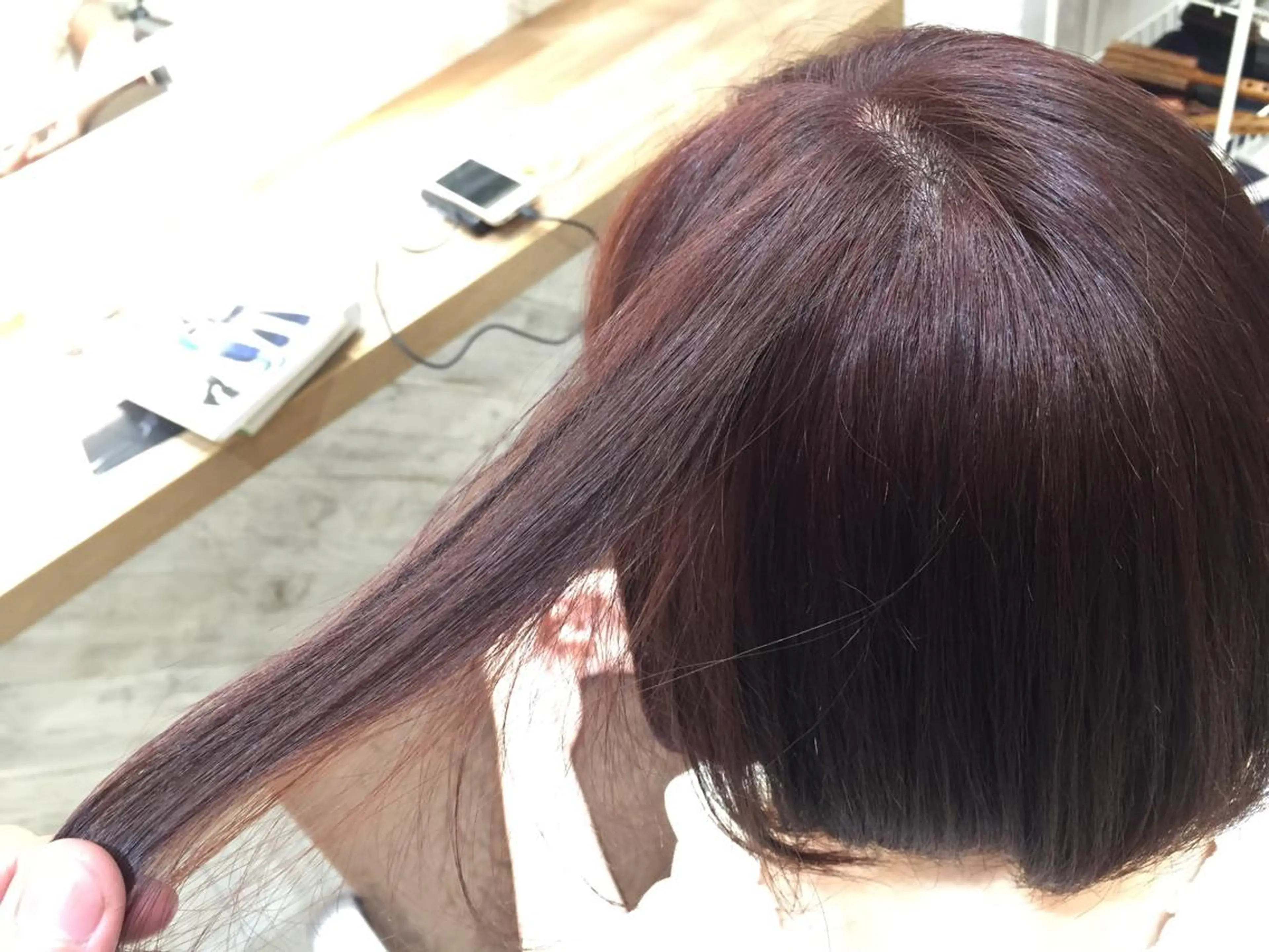 ショート カラー レッドカラー 吉岡 三四朗のヘアスタイル