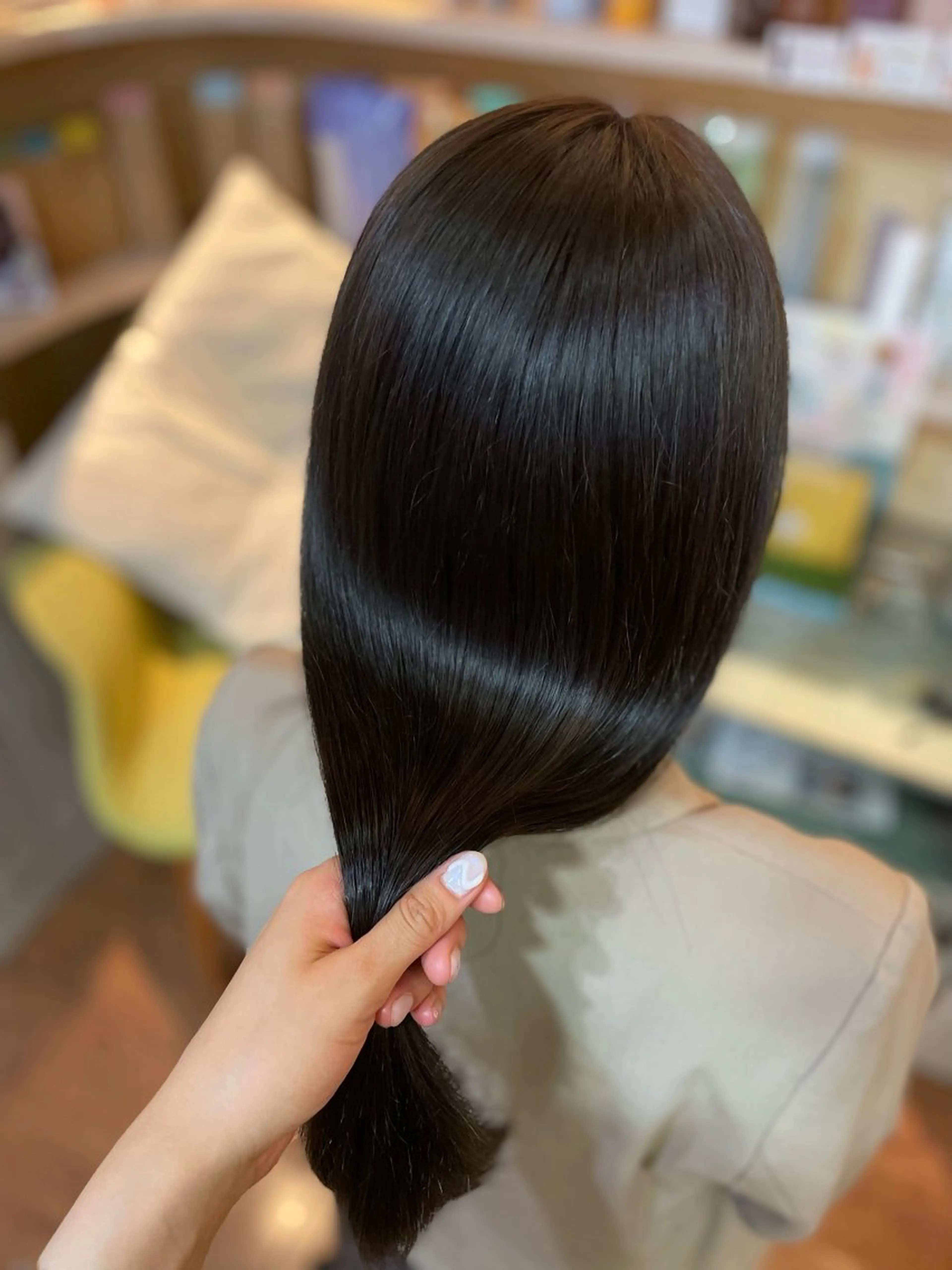 ロング パーマ 縮毛矯正 馬越 優のヘアスタイル