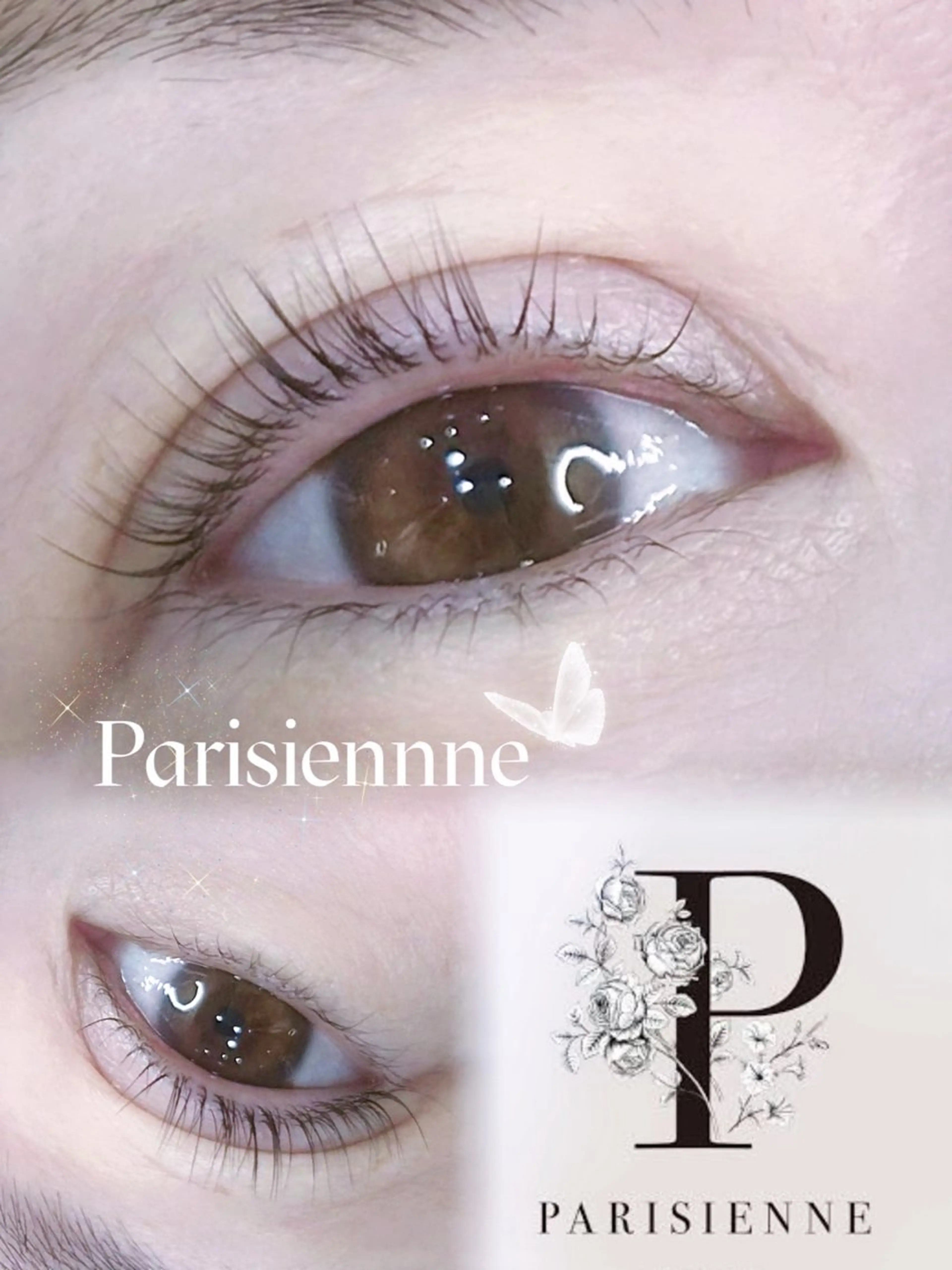 マツエク・マツパ パリジェンヌラッシュリフト Eye paris Silvi【アイパリシルヴィー】マツエク/まつげパーマ/眉毛所属・🌷maiko まつげモデル募集🌷のマツエク・マツパデザイン