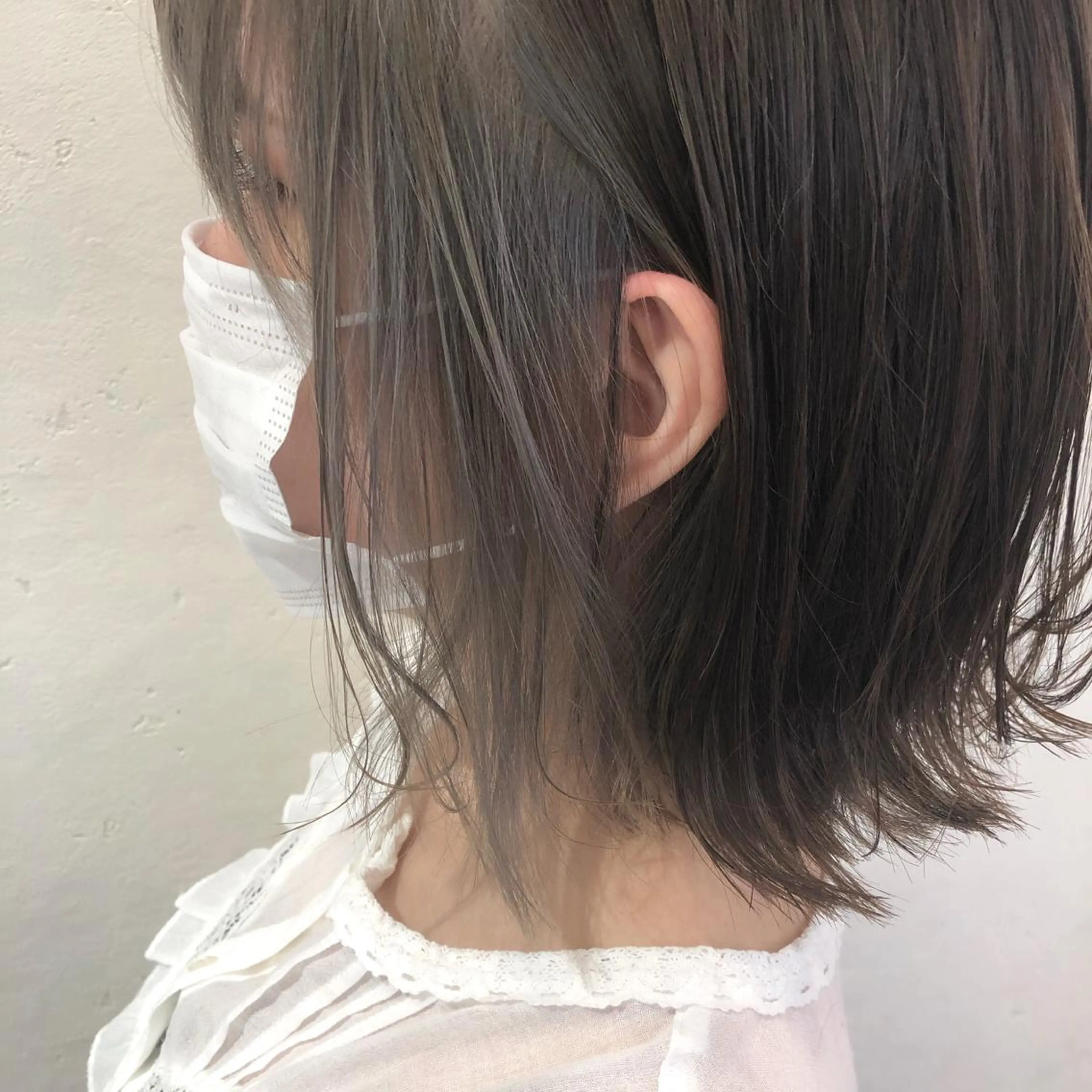 ショート カラー アッシュ ベージュカラー ダークアッシュ インナーカラー カット ヘアカラー トリートメント 青山 早希🐾のヘアスタイル