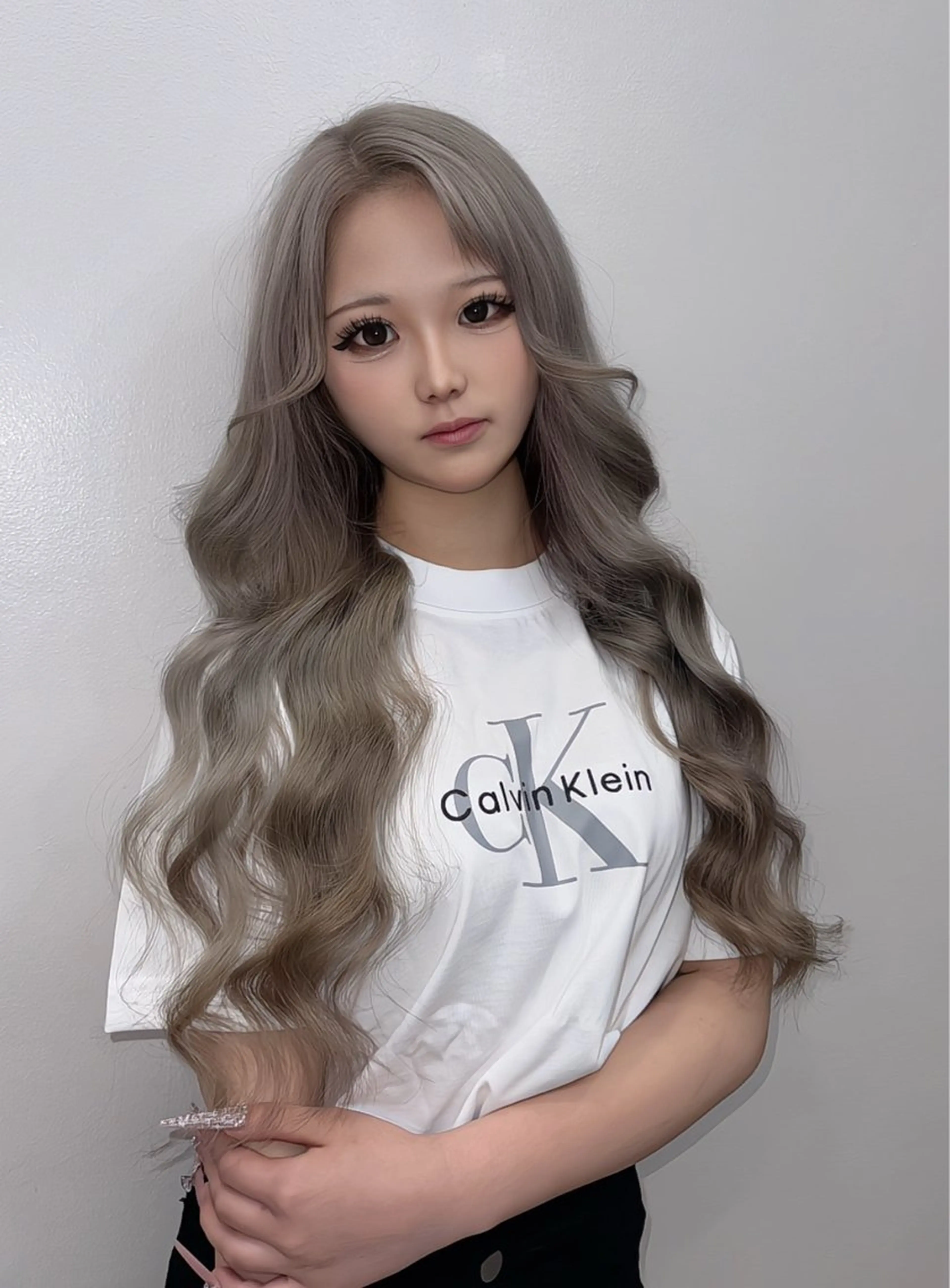 ロング カラー ヘアカラー Lapis シオンのヘアスタイル