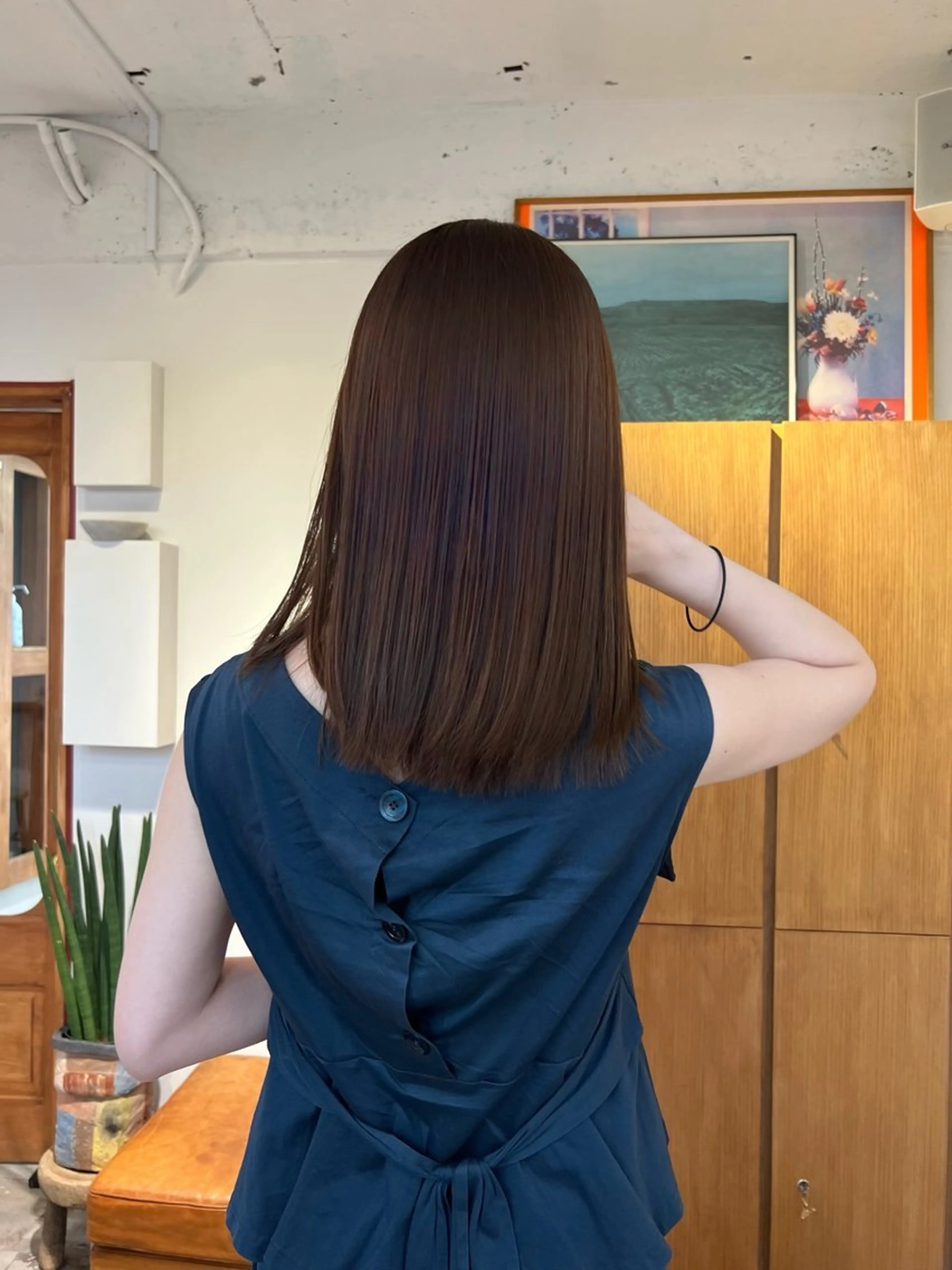 カラー ヘアカラー トリートメント ヘッドスパ ☑️aiko【艶 カラー・ショート募】のヘアスタイル