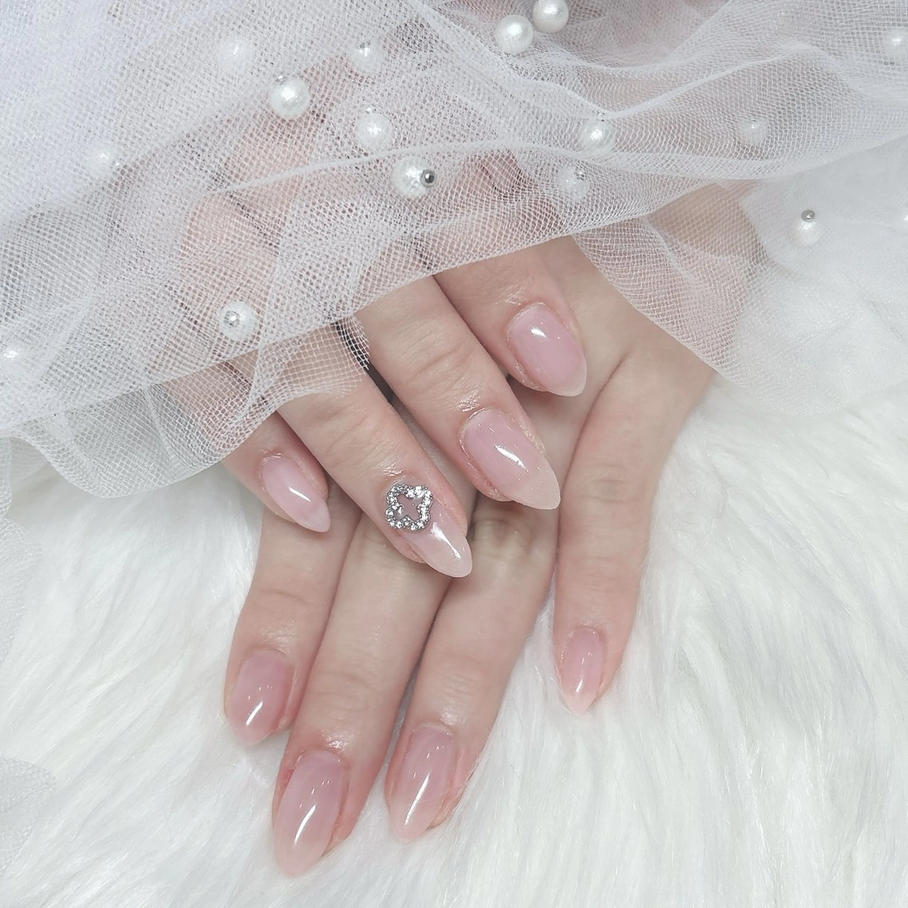 ネイル ピンク aba nail 🤍 yunaのネイルデザイン