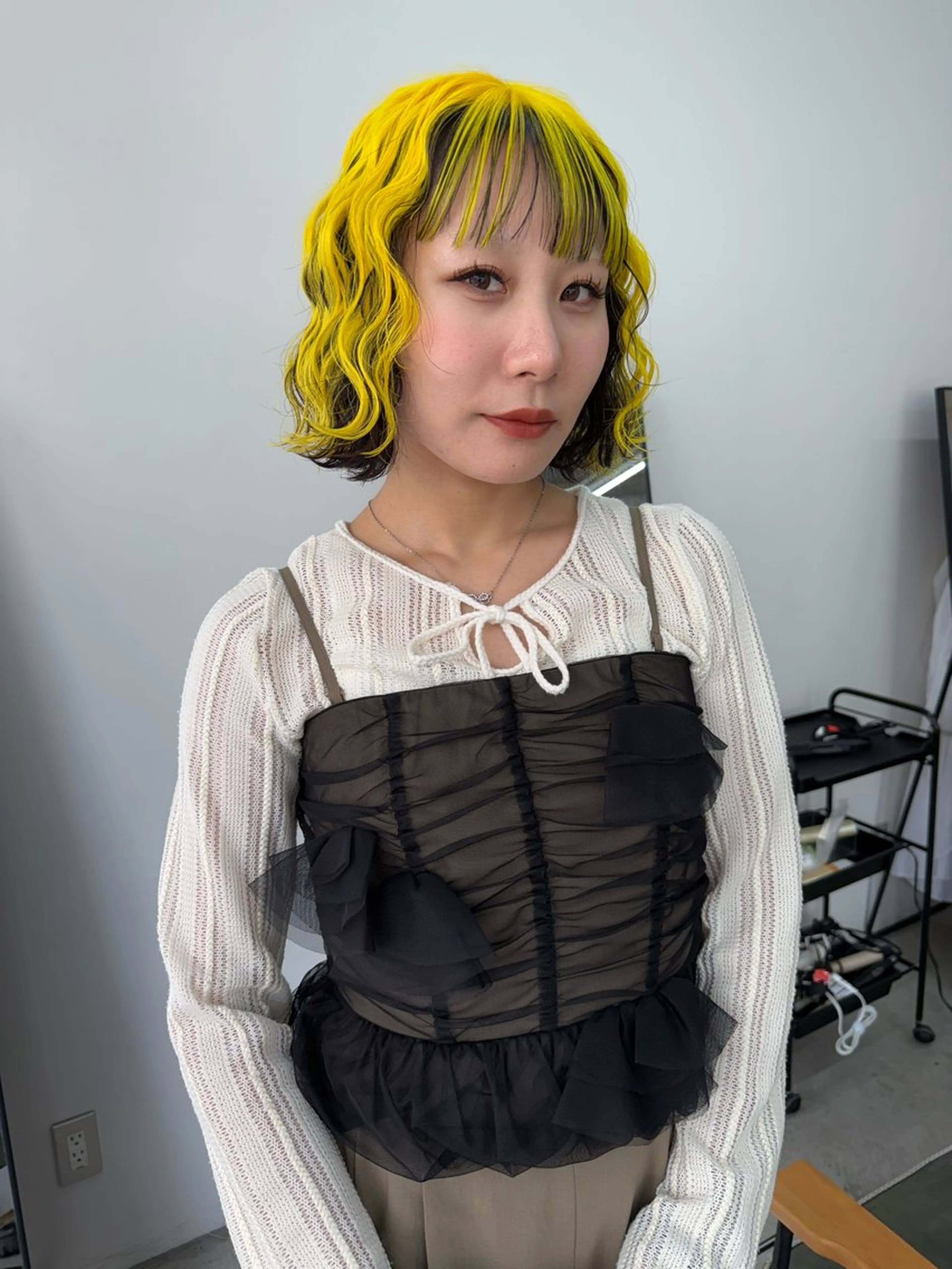 ショート カラー カット ヘアカラー トリートメント PARKiiiNG所属・yoshikami maiのヘアスタイル
