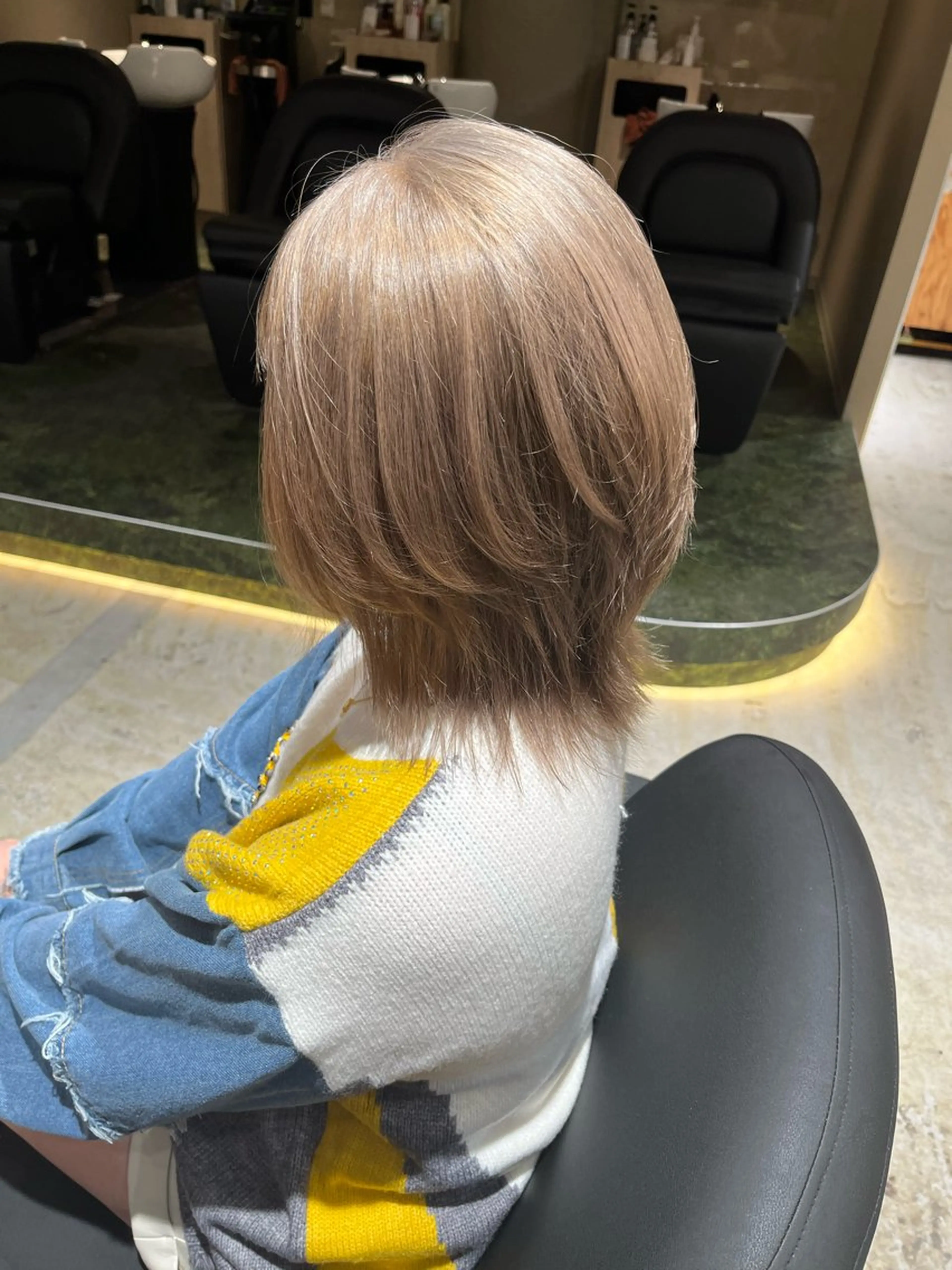 セミロング ヘアカラー トリートメント 🌸EIGHT難波/ 【店長】タモツのヘアスタイル