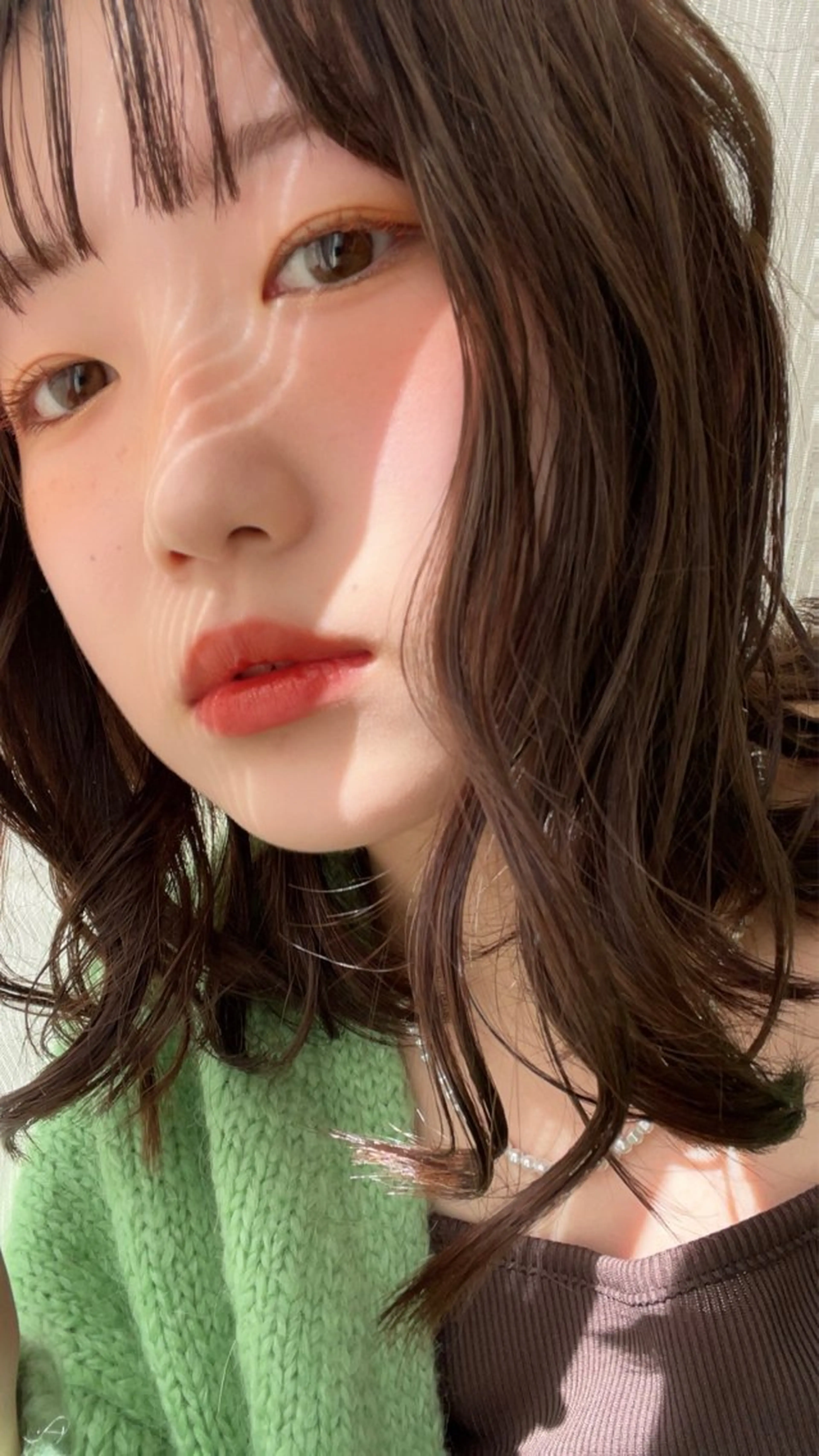 ミディアム 縮毛矯正 表参道美容師ゆいか ♡ミディアムレイヤーのヘアスタイル