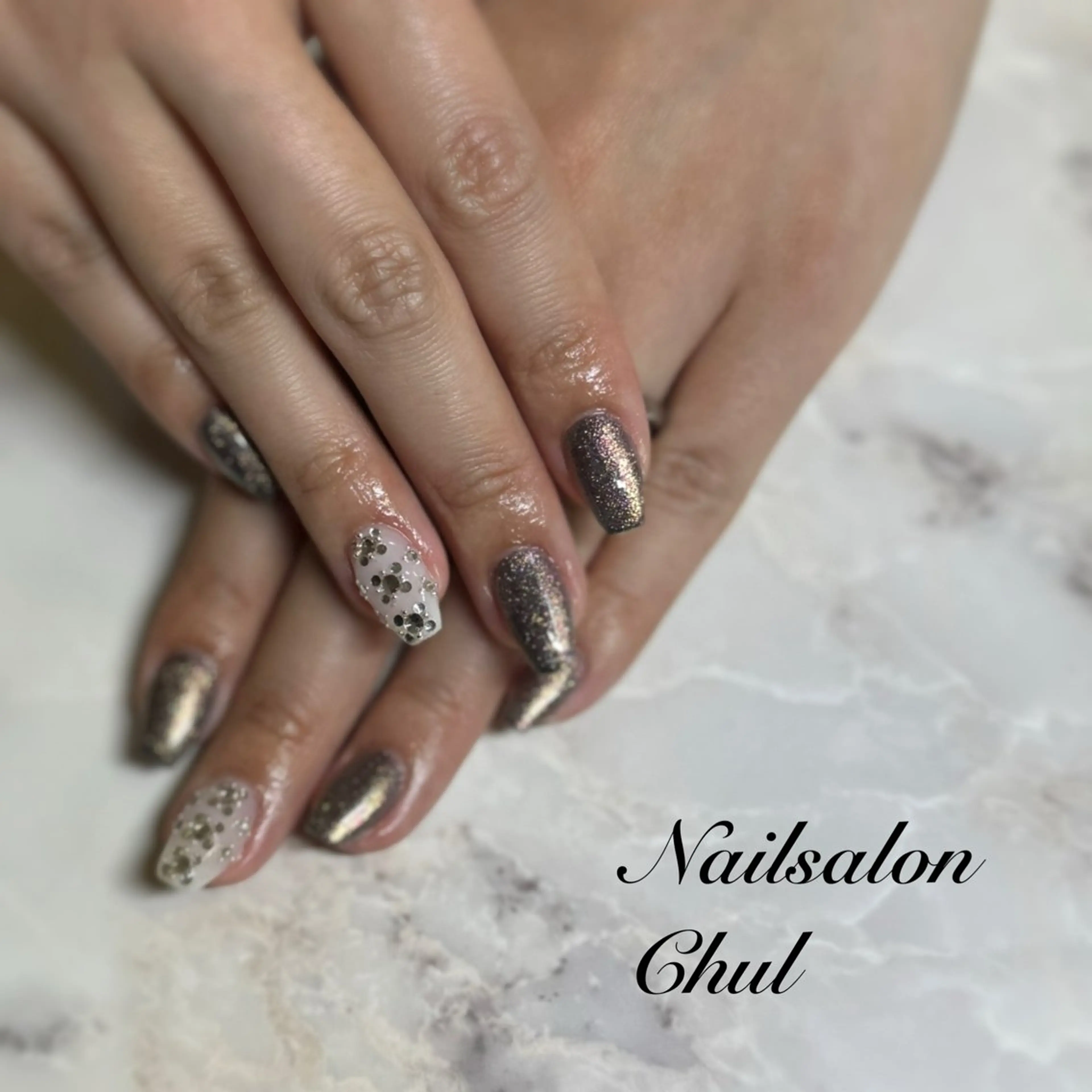 ネイル アートネイル 持ち込み ハンドネイル ネイルサロン チュルのネイルデザイン