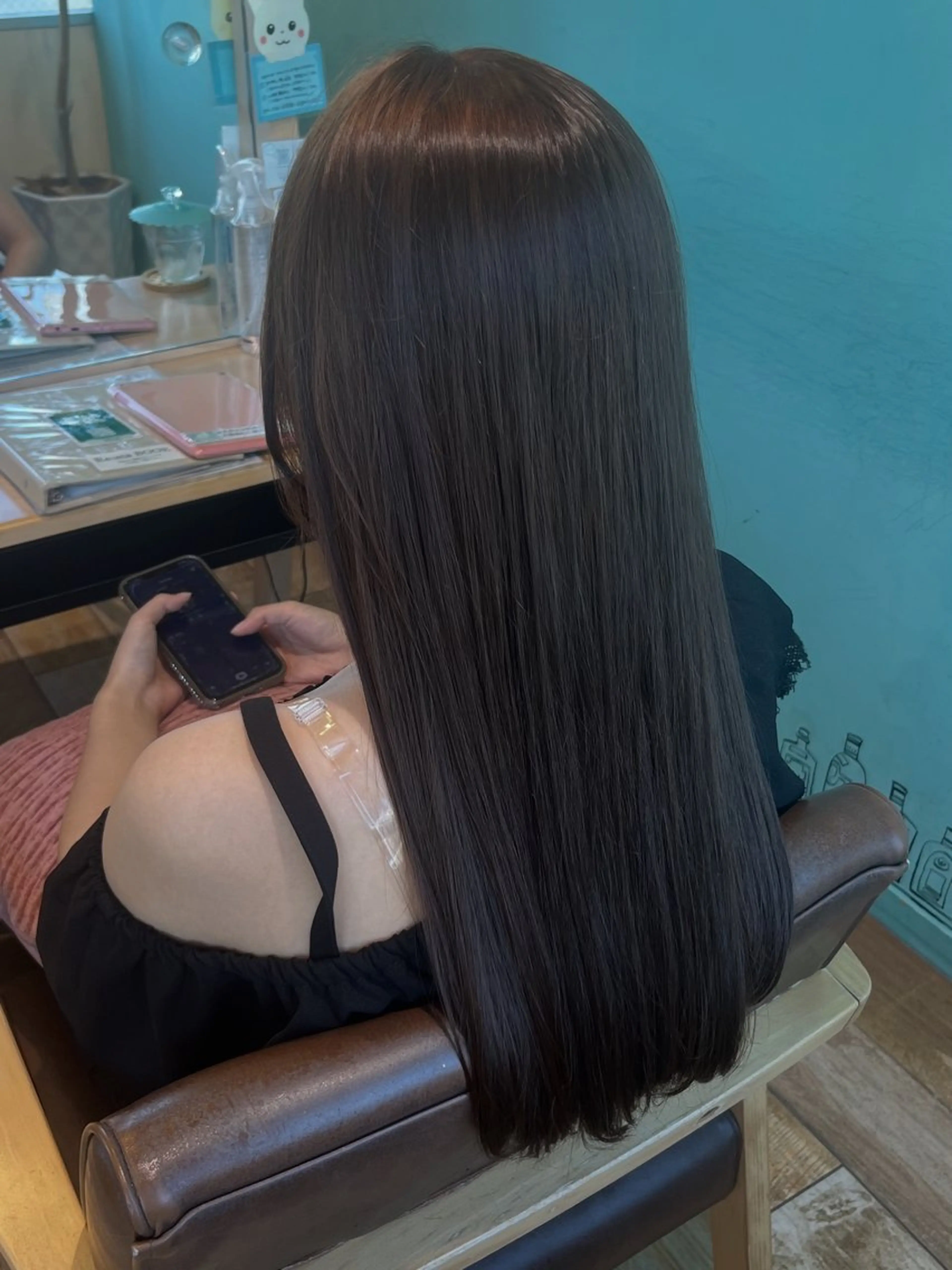 ロング カラー ヘアカラー 田村 汐織のヘアスタイル