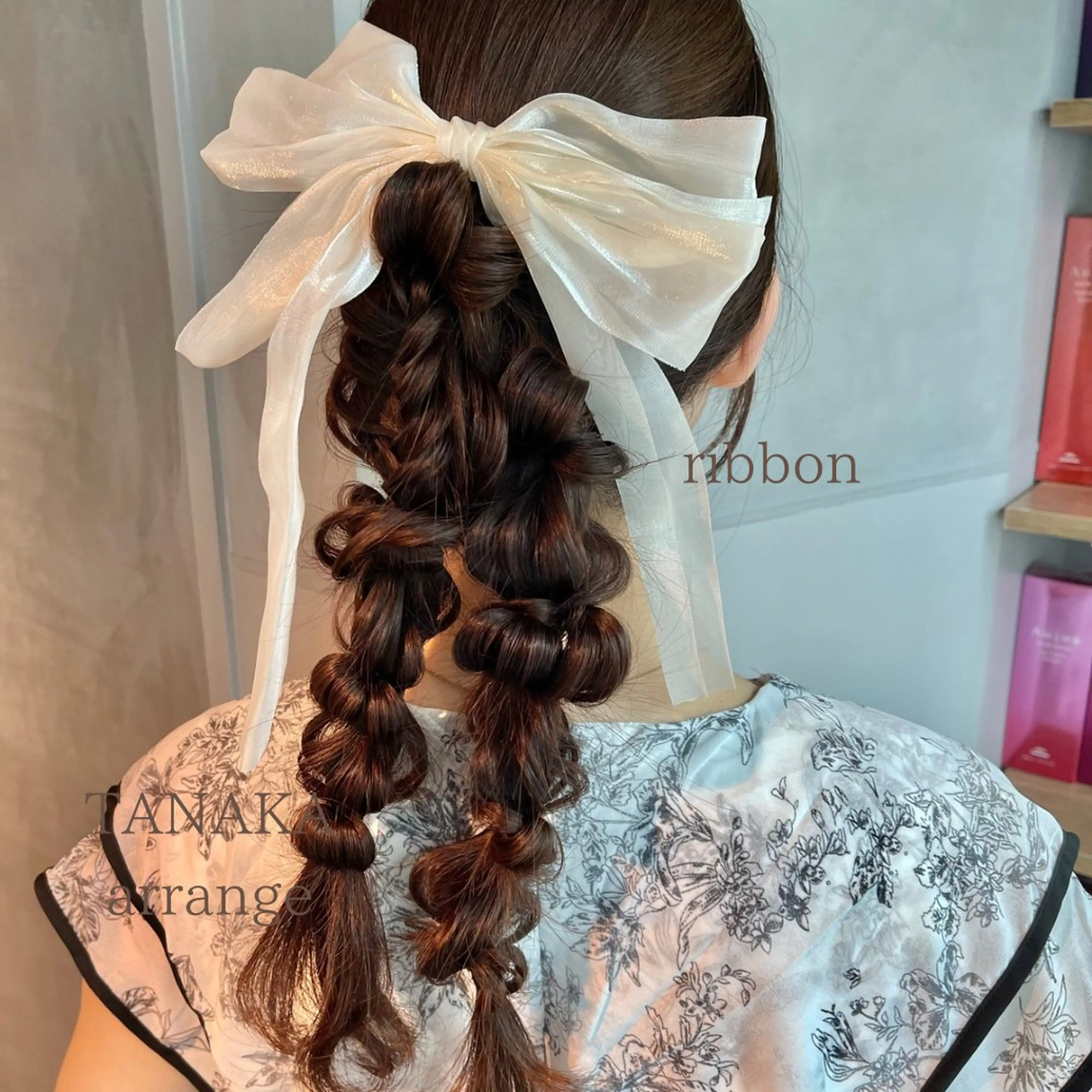 ヘアアレンジ 結婚式・ブライダル 卒業式のヘアスタイル ヘアセット charm《銀座》 ヘアセット/縮毛矯正のヘアスタイル