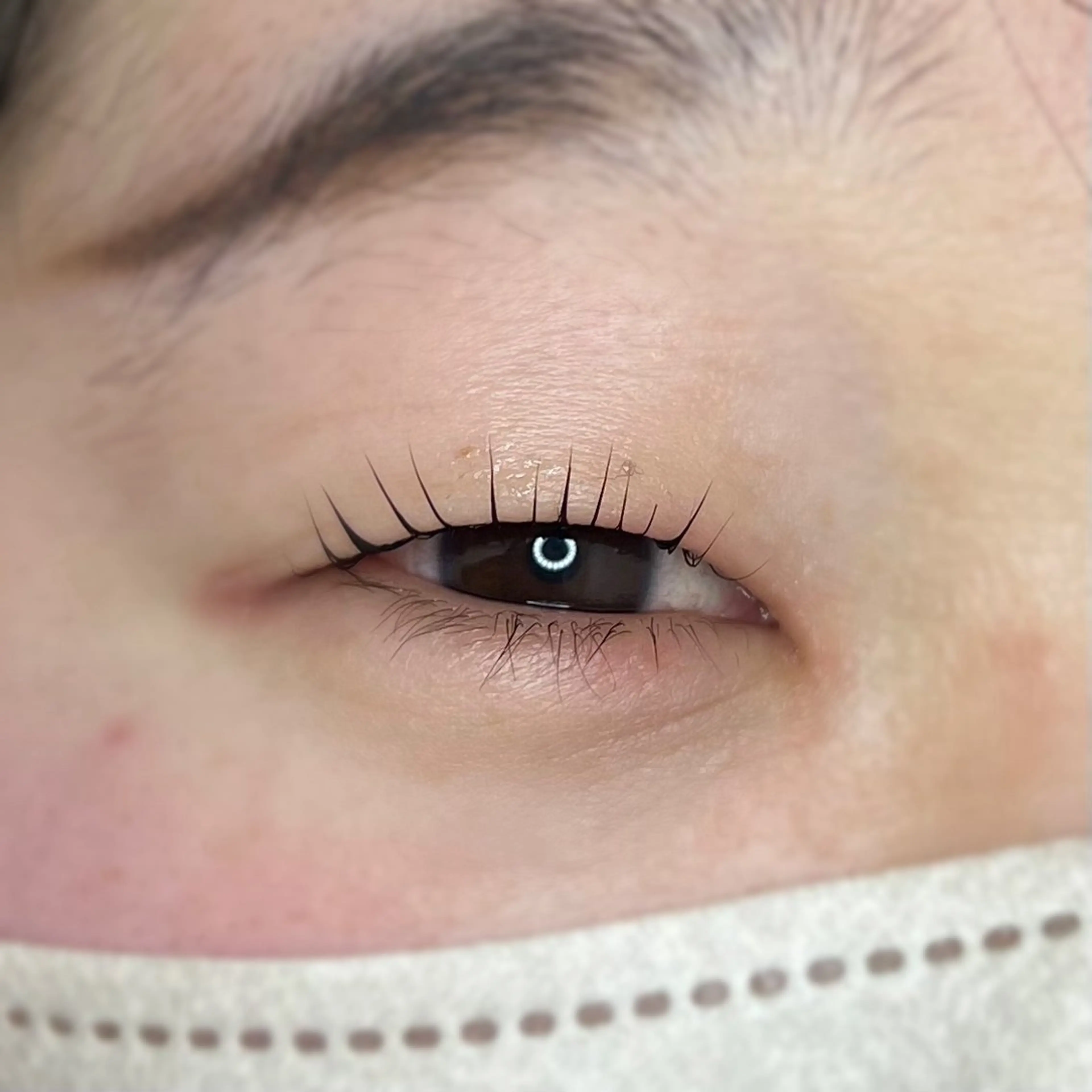 マツエク・マツパ 一重×まつ毛パーマ マツパ nap eye NAHOのマツエク・マツパデザイン