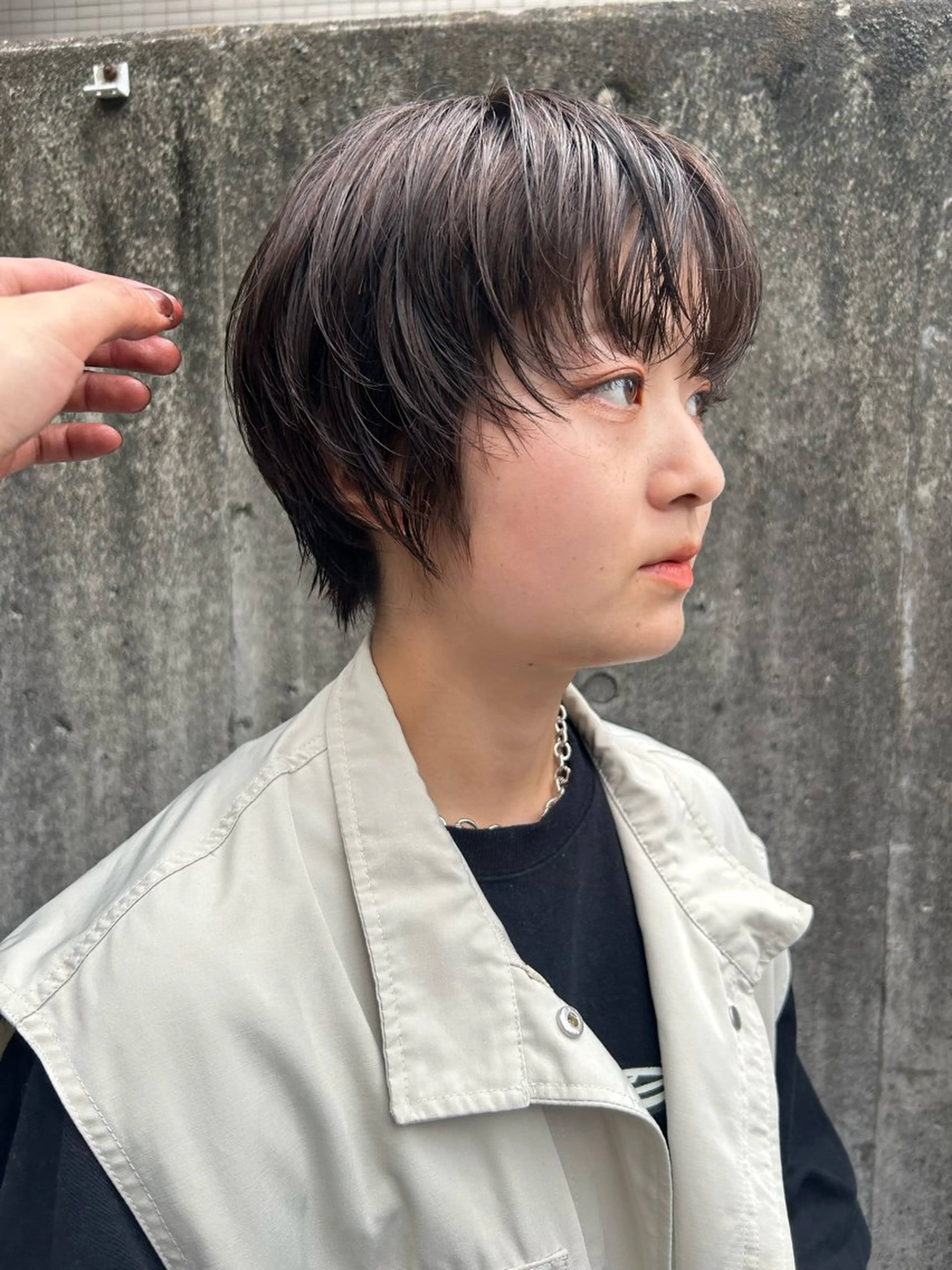 ショート カラー Yui. レイヤー／パーマのヘアスタイル