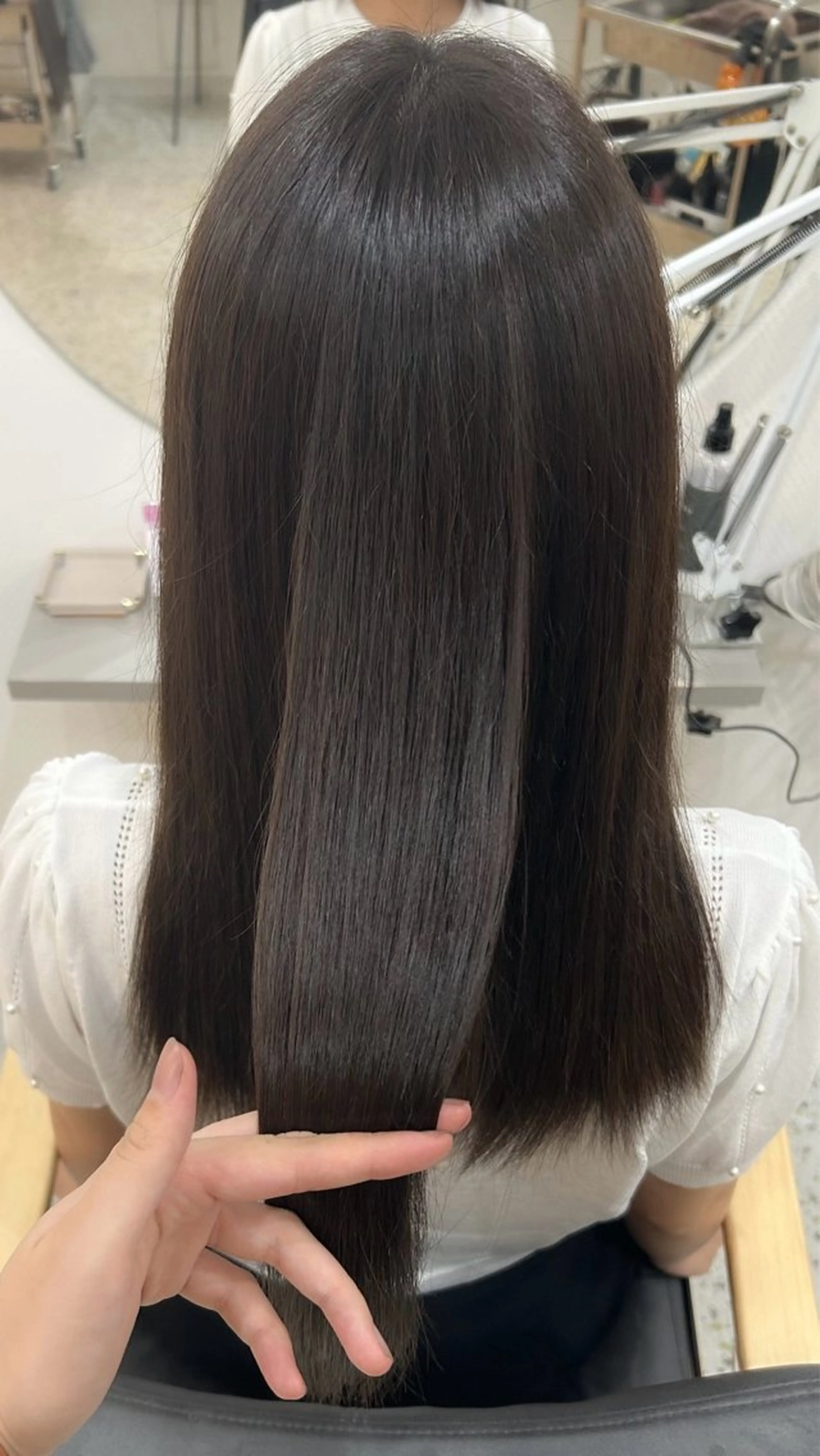 セミロング カラー 透明感カラー Memories所属・🧣艶カラー・ヘア セット Chie🧸のヘアスタイル