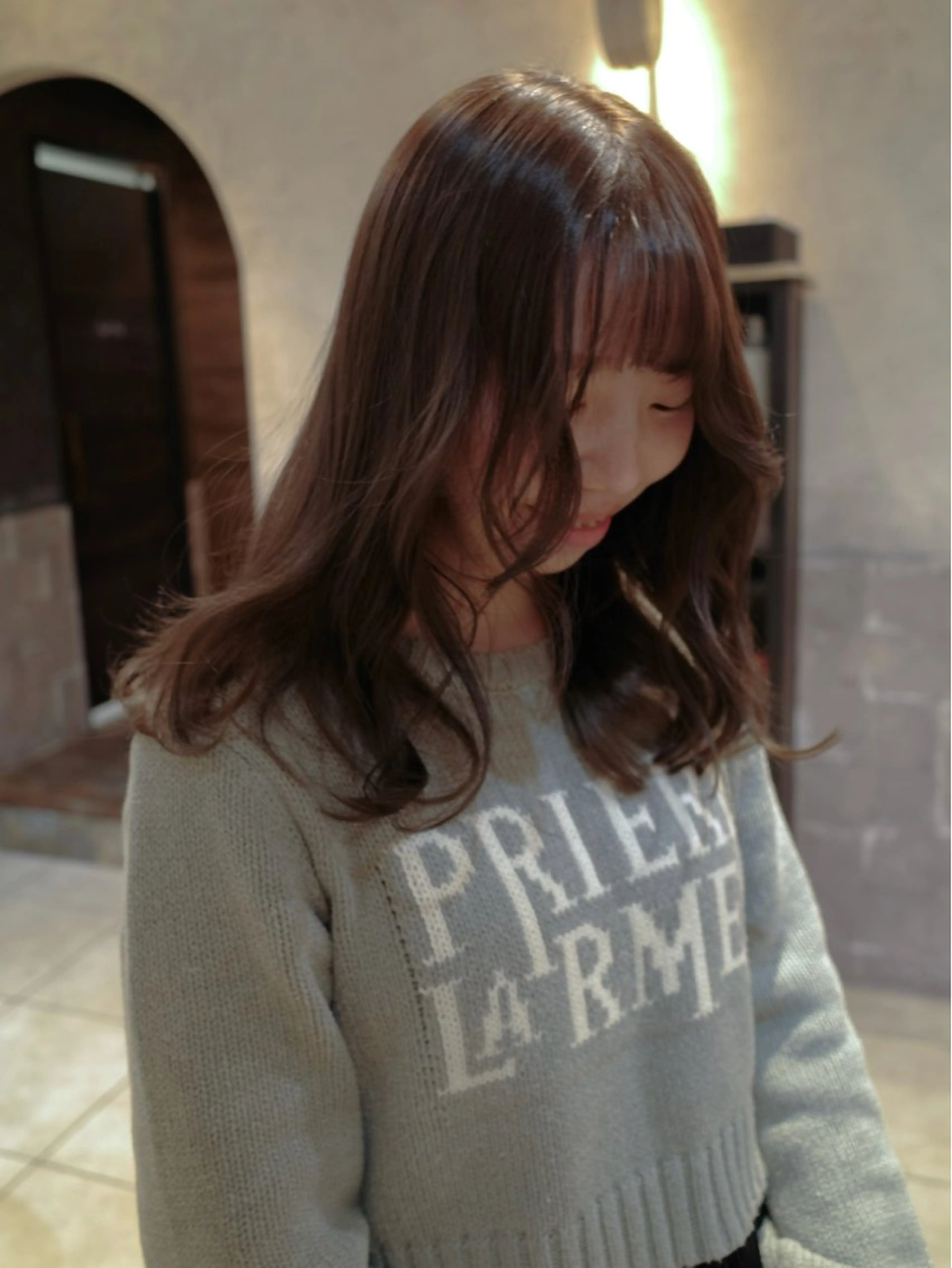 セミロング 髪質改善 THOiRY栄所属・三宅航平 モデル募集⭐️のヘアスタイル