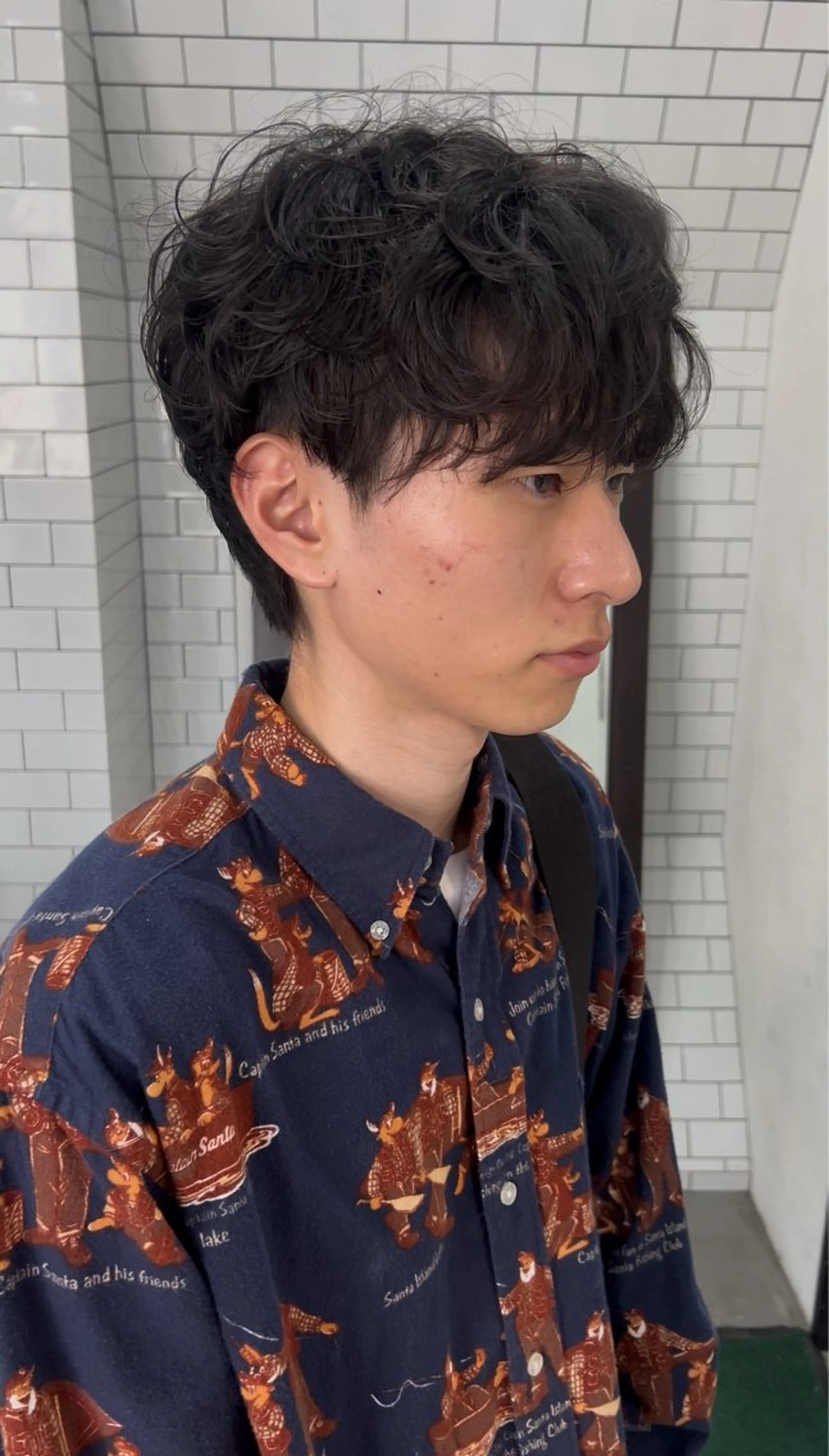 ショート カット パーマ 紙屋町 ショート/ボブ河内蓮のヘアスタイル