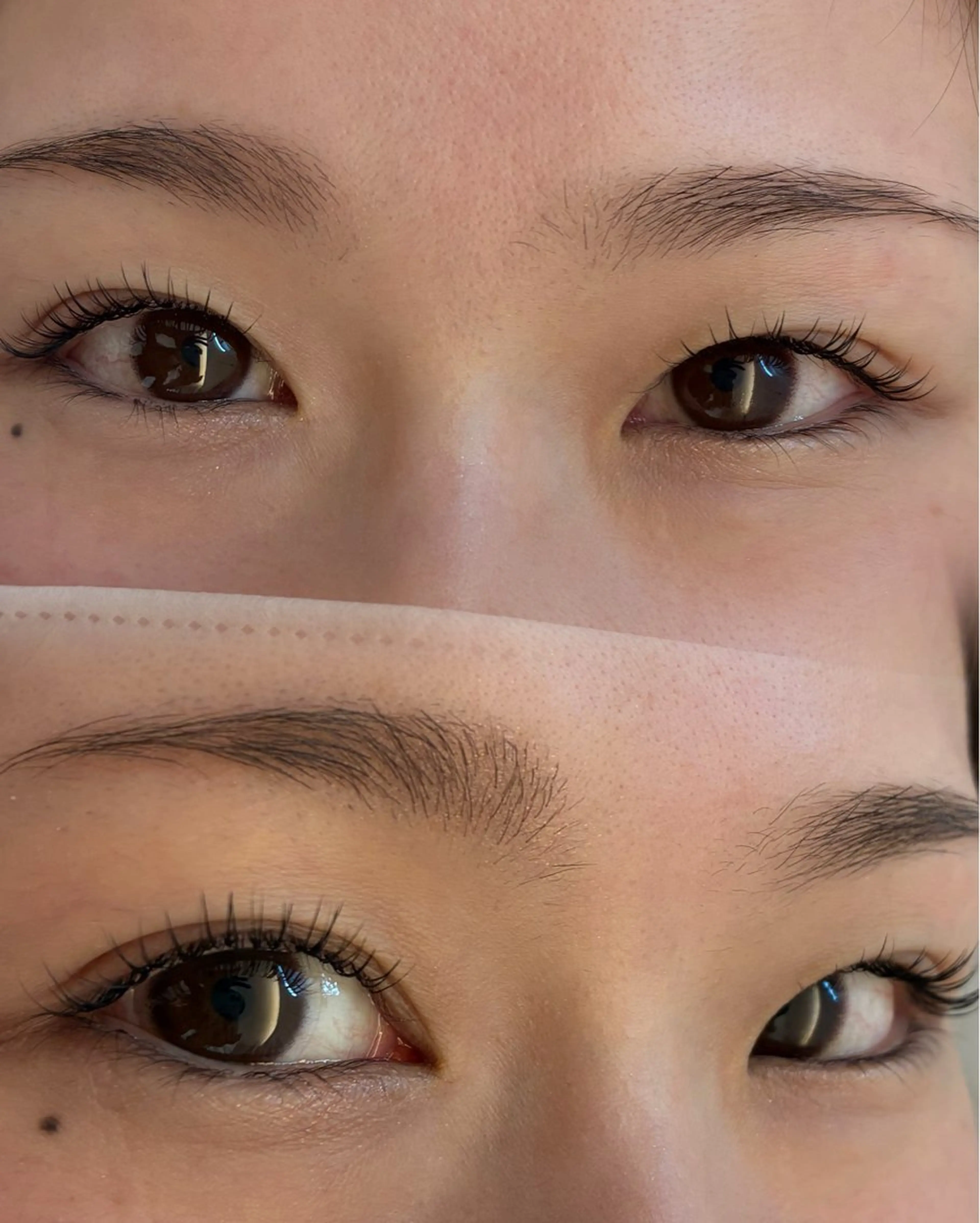 【フラットラッシュ80本】アイシャンプー/コーティング仕上げ付きの写真