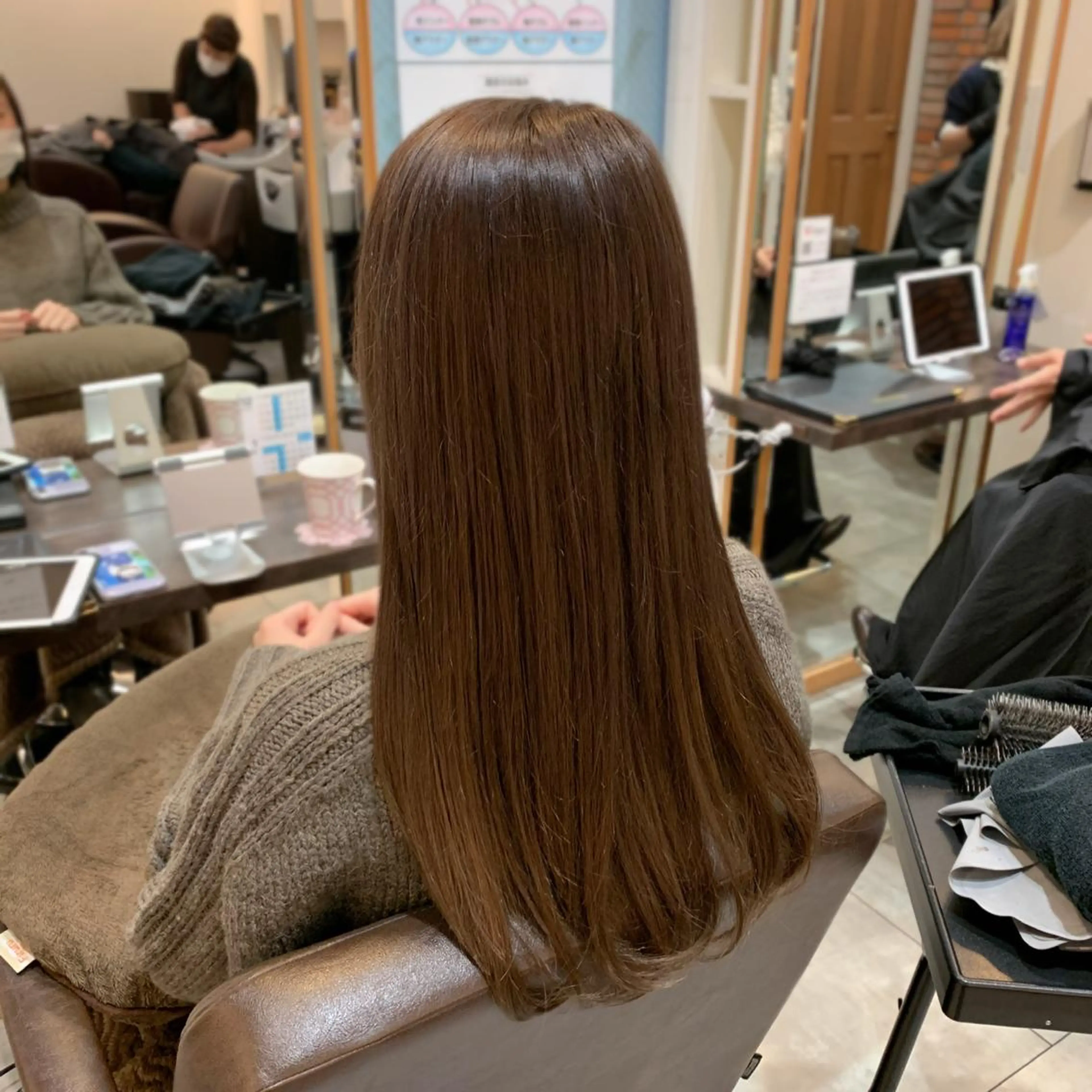 ロング カラー 中村 研介のヘアスタイル