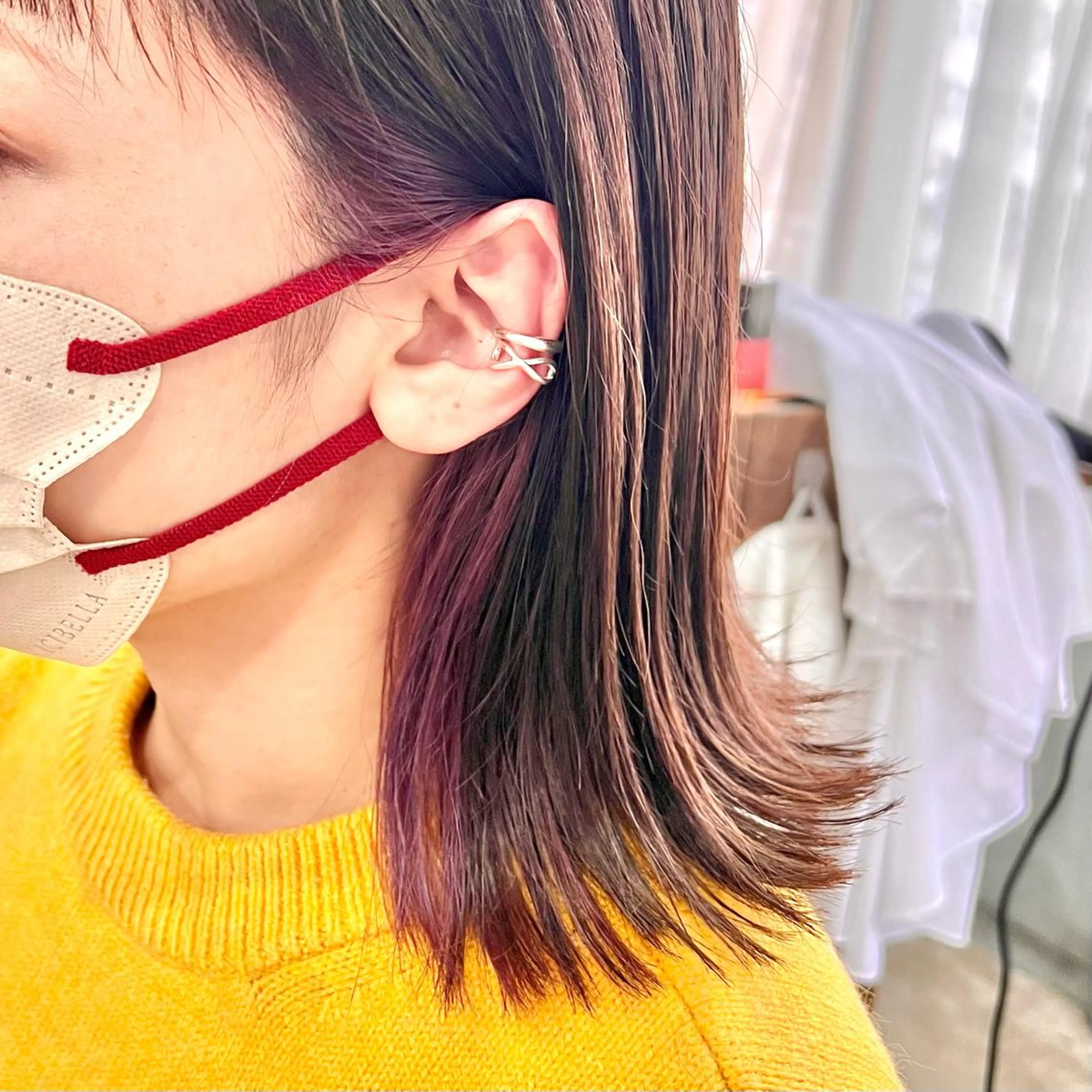 ミディアム カラー stylist田口 祐歩のヘアスタイル