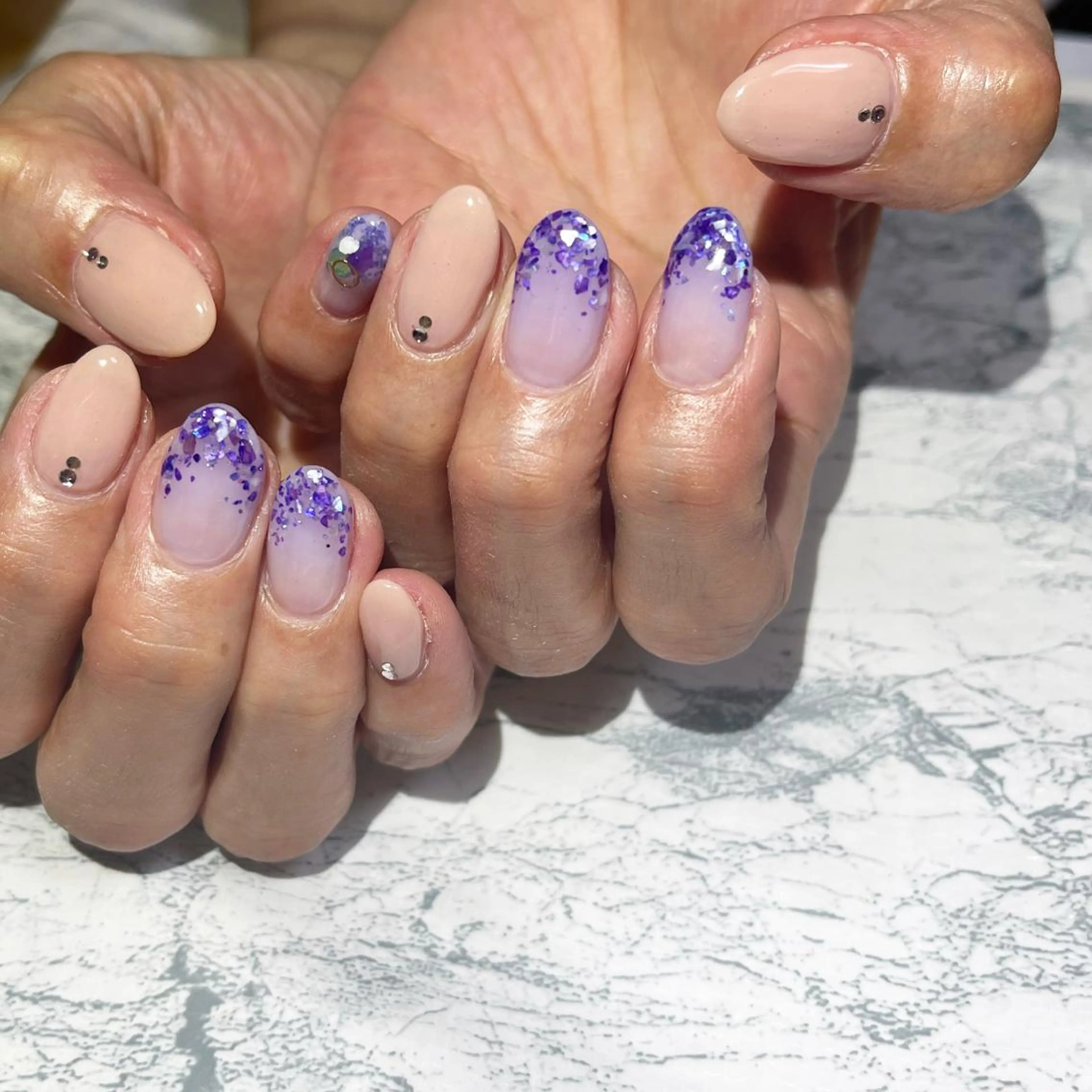 ネイル フットネイル ニュアンスネイル シンプルネイル 春ネイル 夏ネイル ネイル フフラ所属・nail fufla ♡yamane♡のネイルデザイン