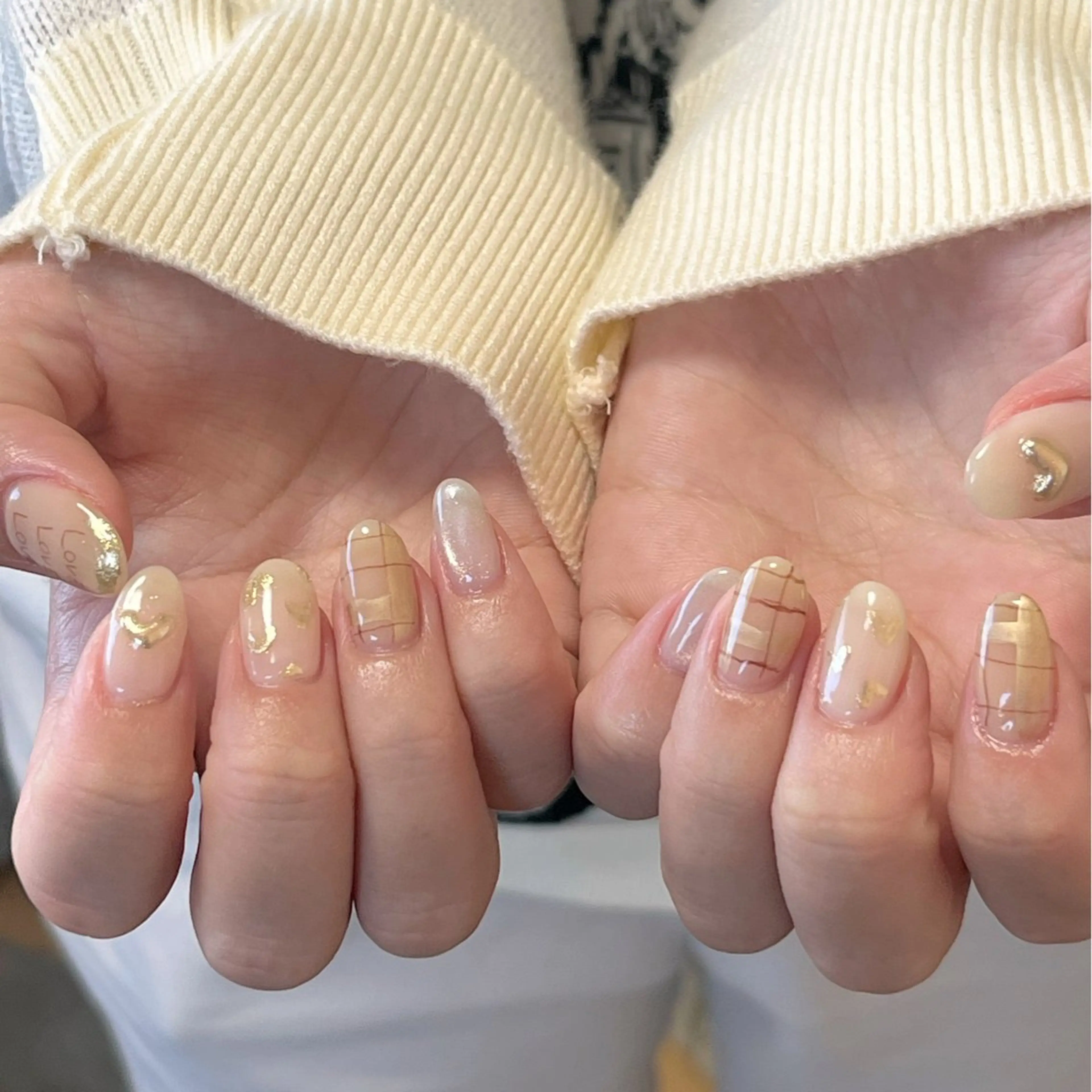 ネイル ジェルネイル 持ち込み ニュアンスネイル オフィスネイル ワンカラーネイル ハンドネイル tamu nail 金町のネイルデザイン