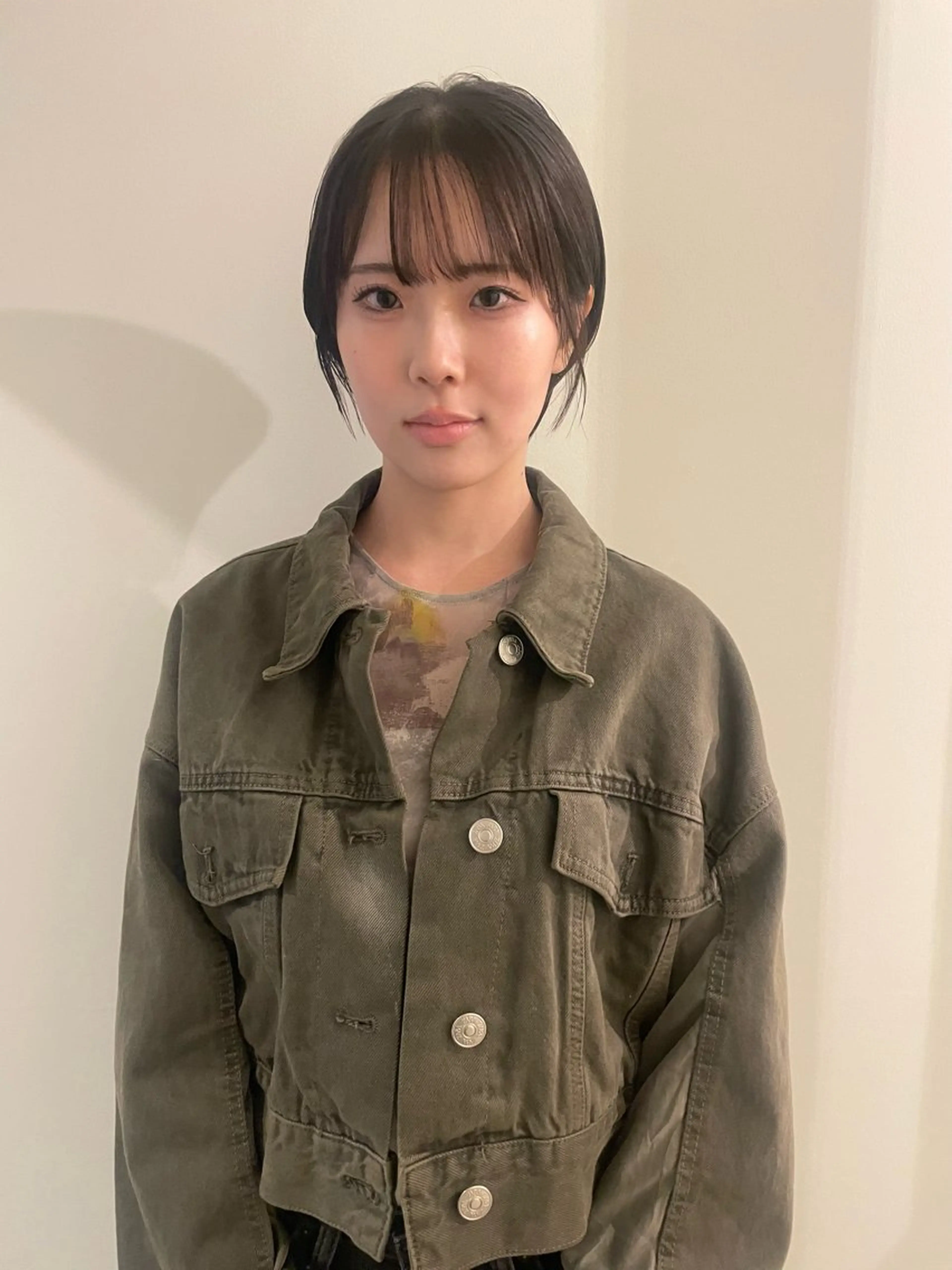 ショート カラー 似合わせカット ショートヘア カット ヘアカラー 渋谷 留菜のヘアスタイル