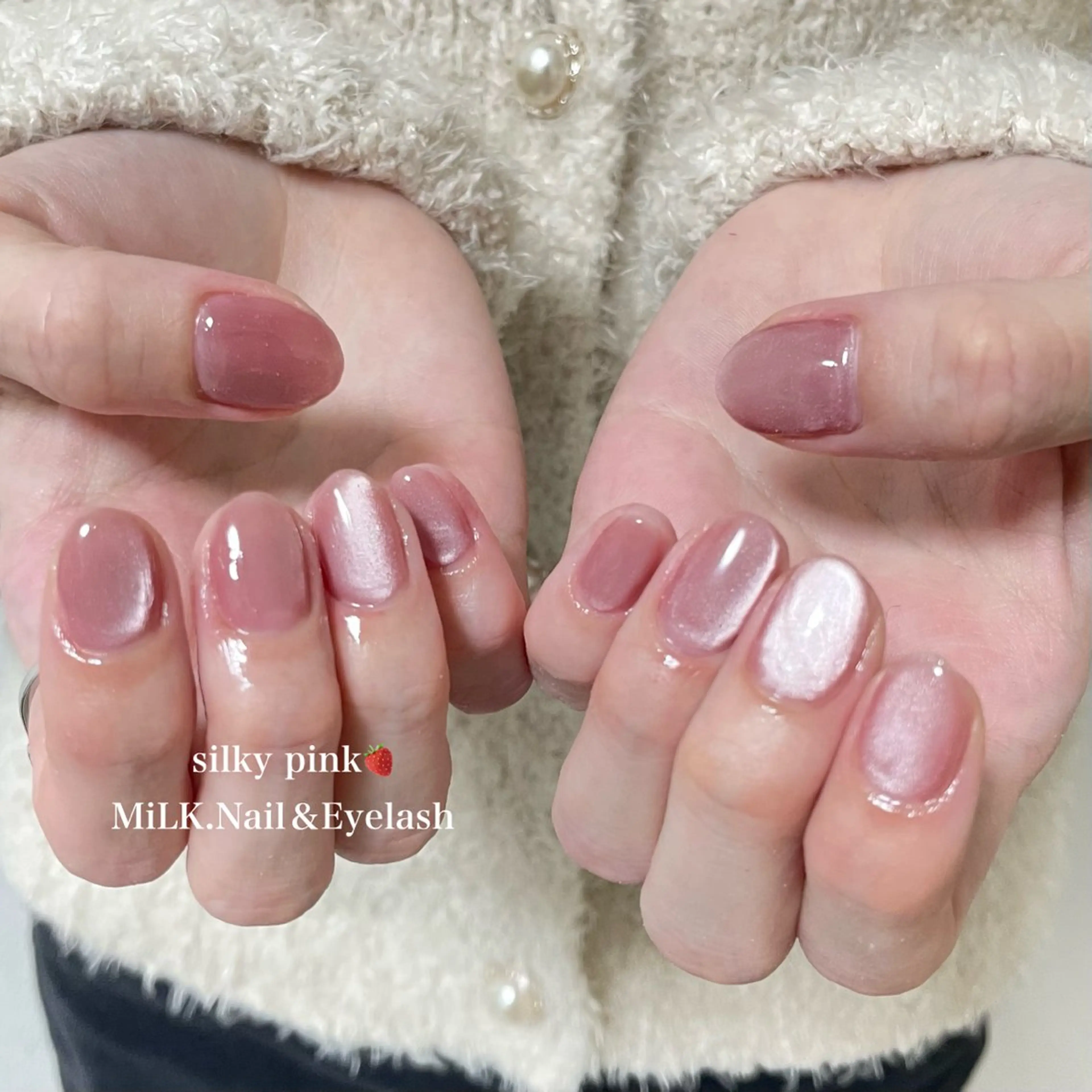 ネイル マグネットネイル ハンドネイル MiLK. Nail&Eyelash所属・MiLK. wakaのマツエク・マツパデザイン