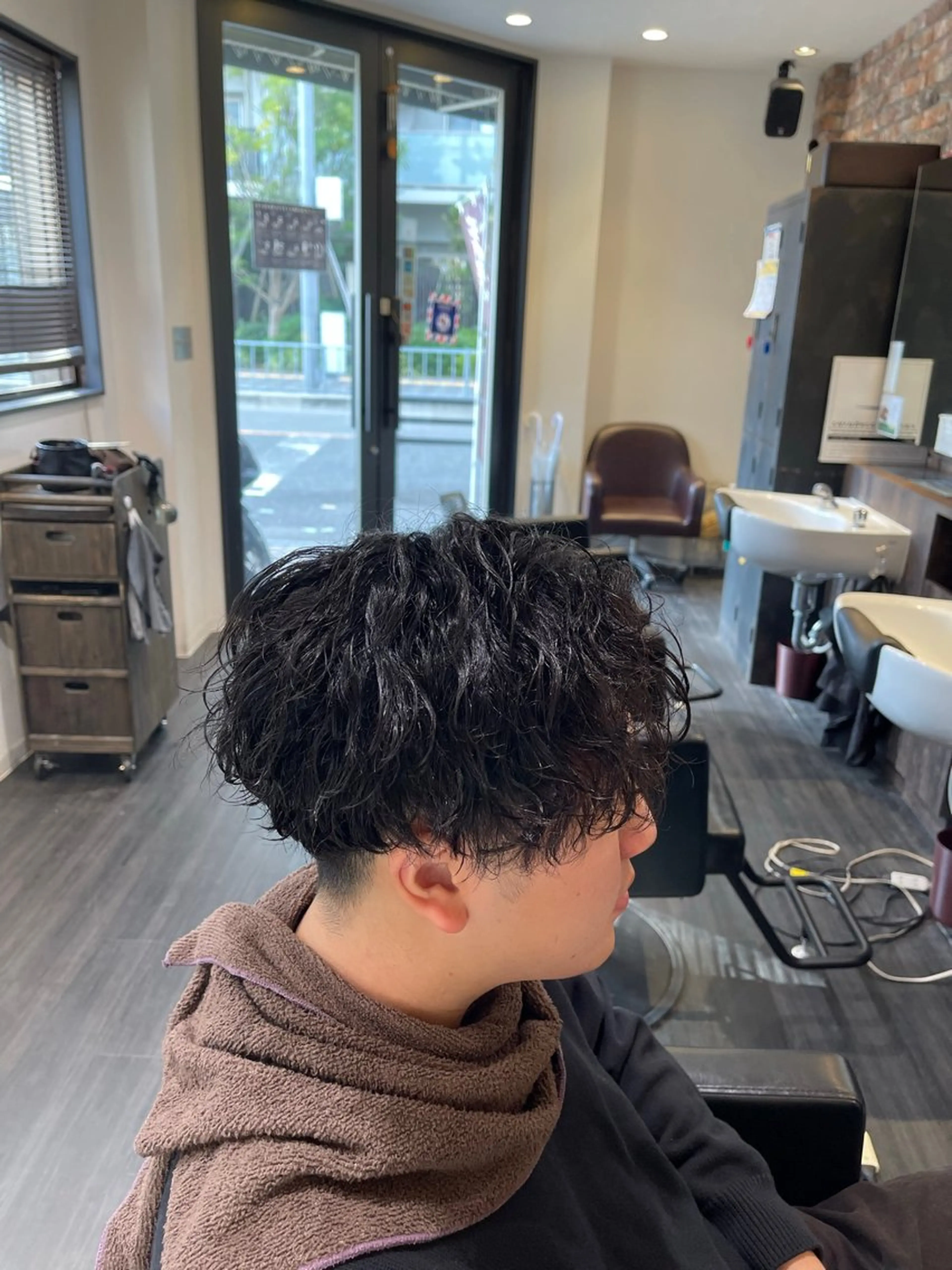 パーマ メンズ メンズパーマ パーマ 大谷 洸生のヘアスタイル