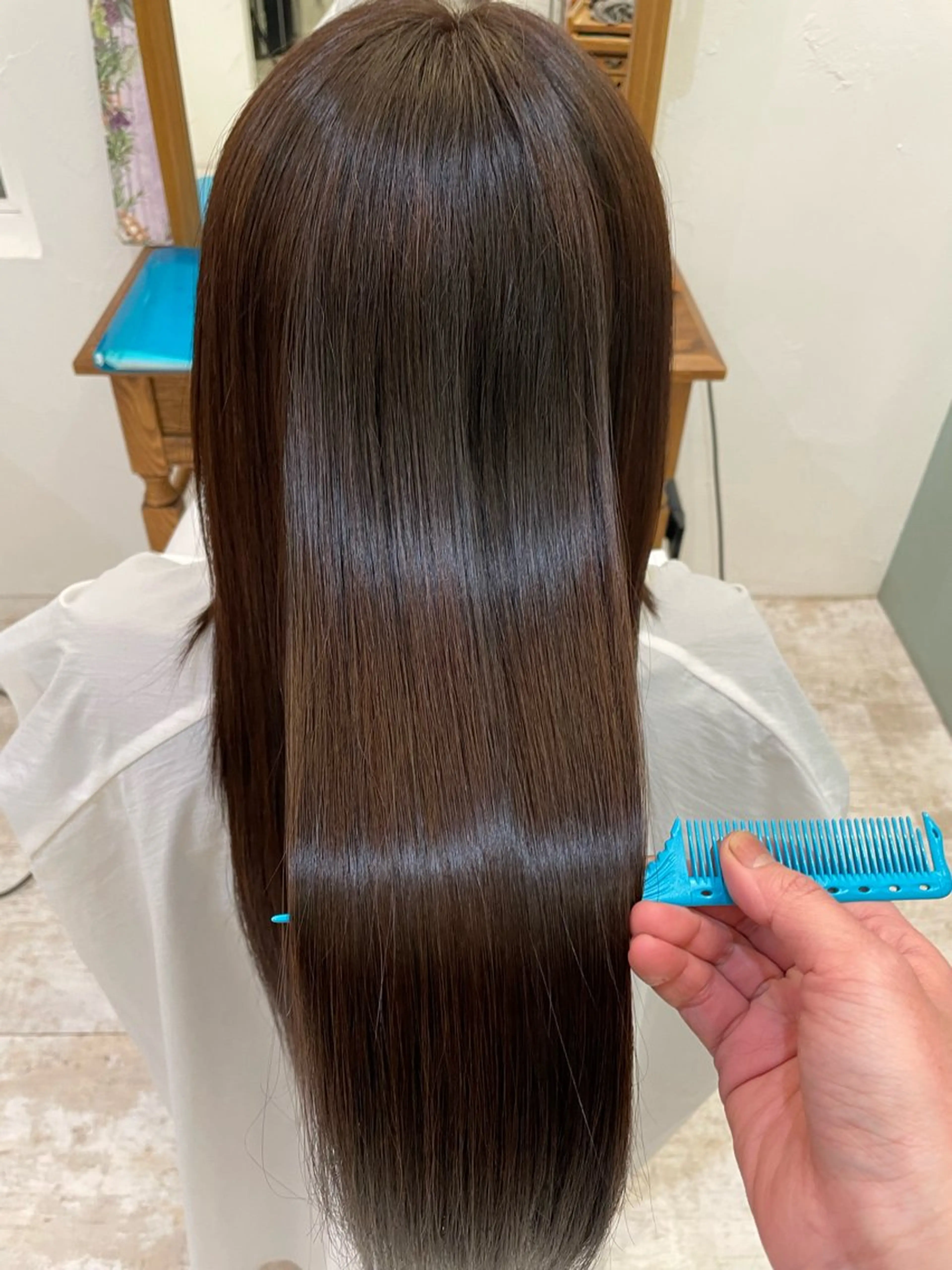 ロング カラー 縮毛矯正 トリートメント MAHALO HAIR RESORT所属・いさか ゆうきのヘアスタイル