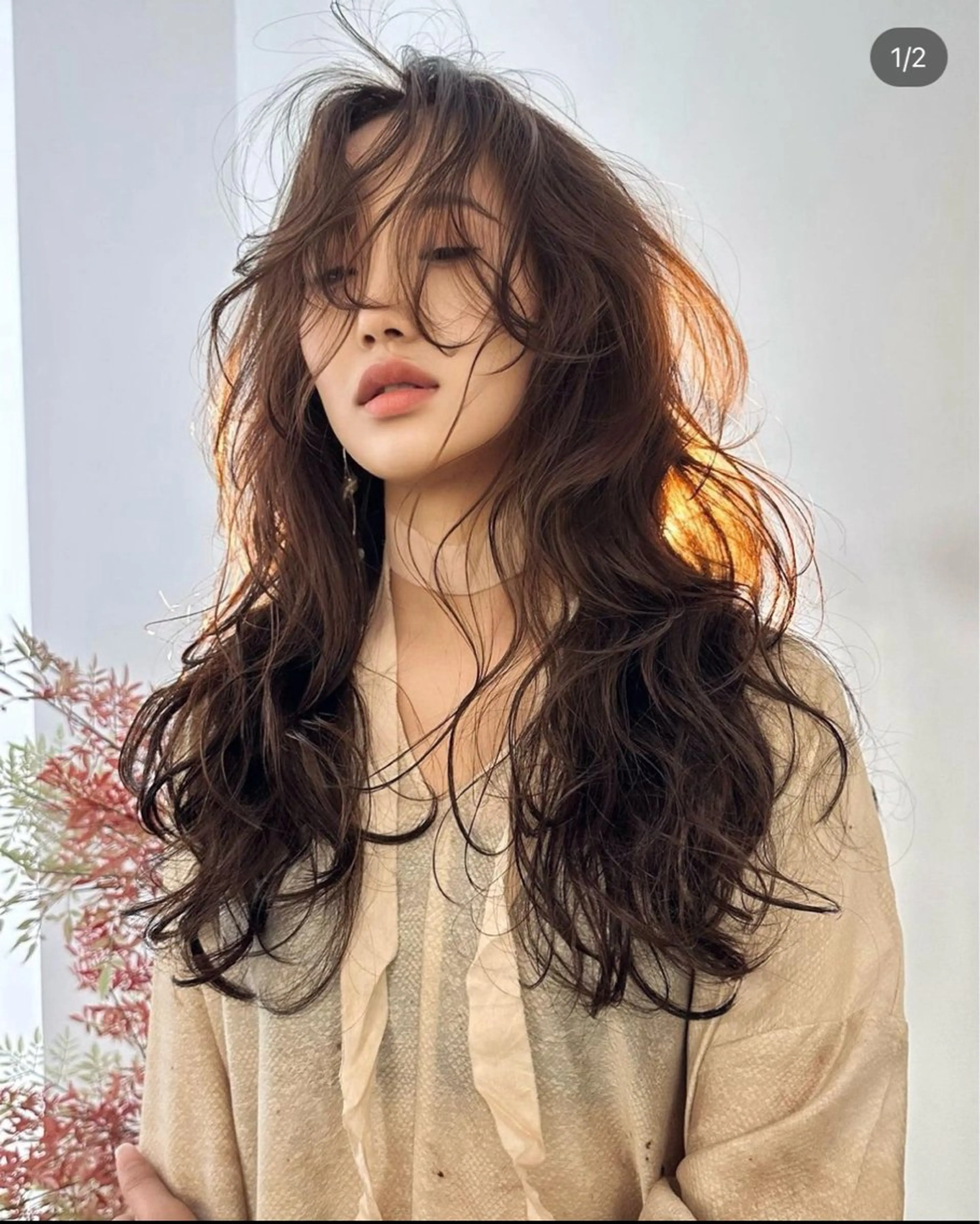 ロング パーマ デジタルパーマ コスメパーマ 佐藤　諒のヘアスタイル