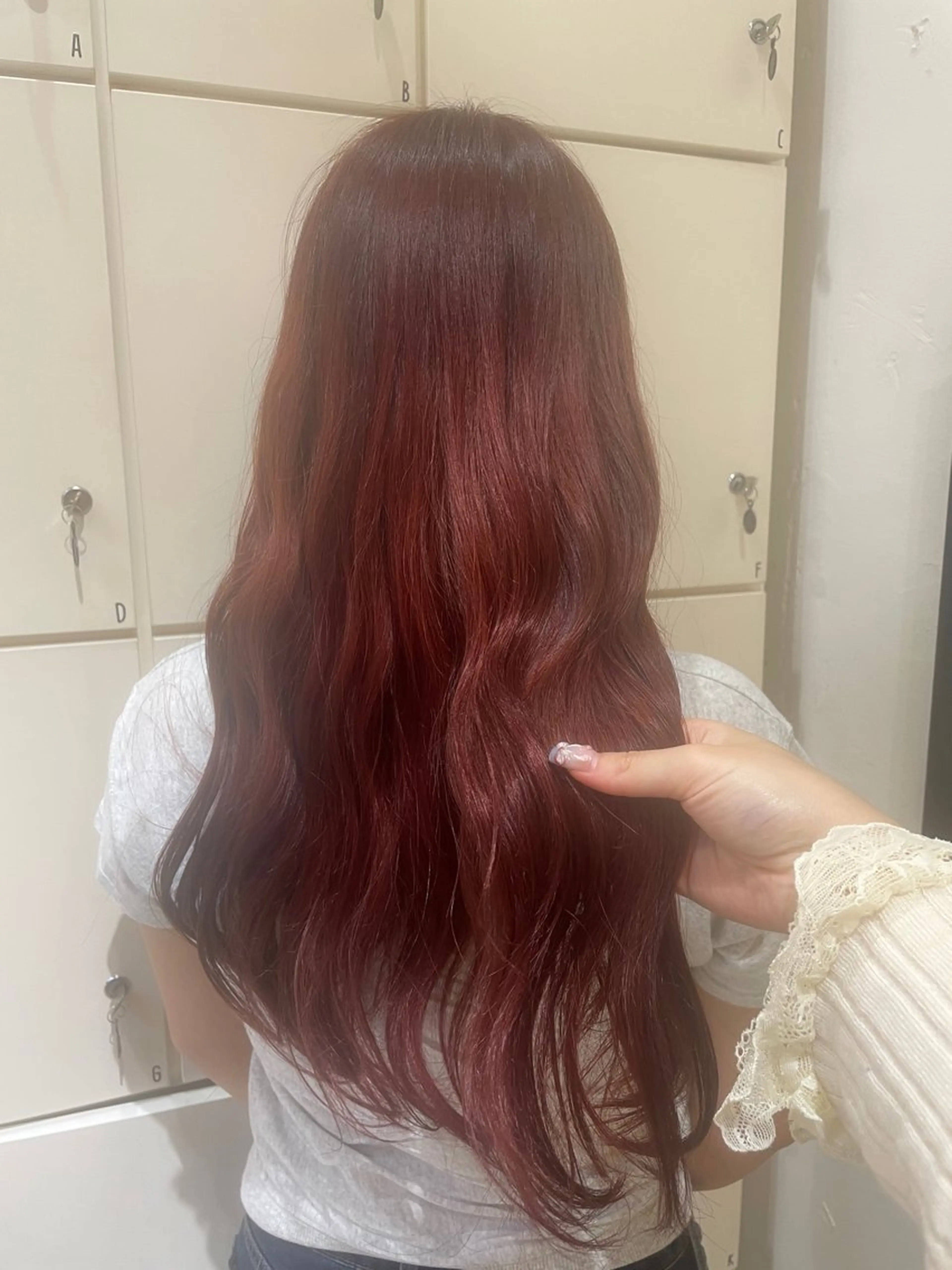 【平日限定】 one color🤍（ブリーチ×）             Aujuaシャンプー・トリートメント付き🫧の写真