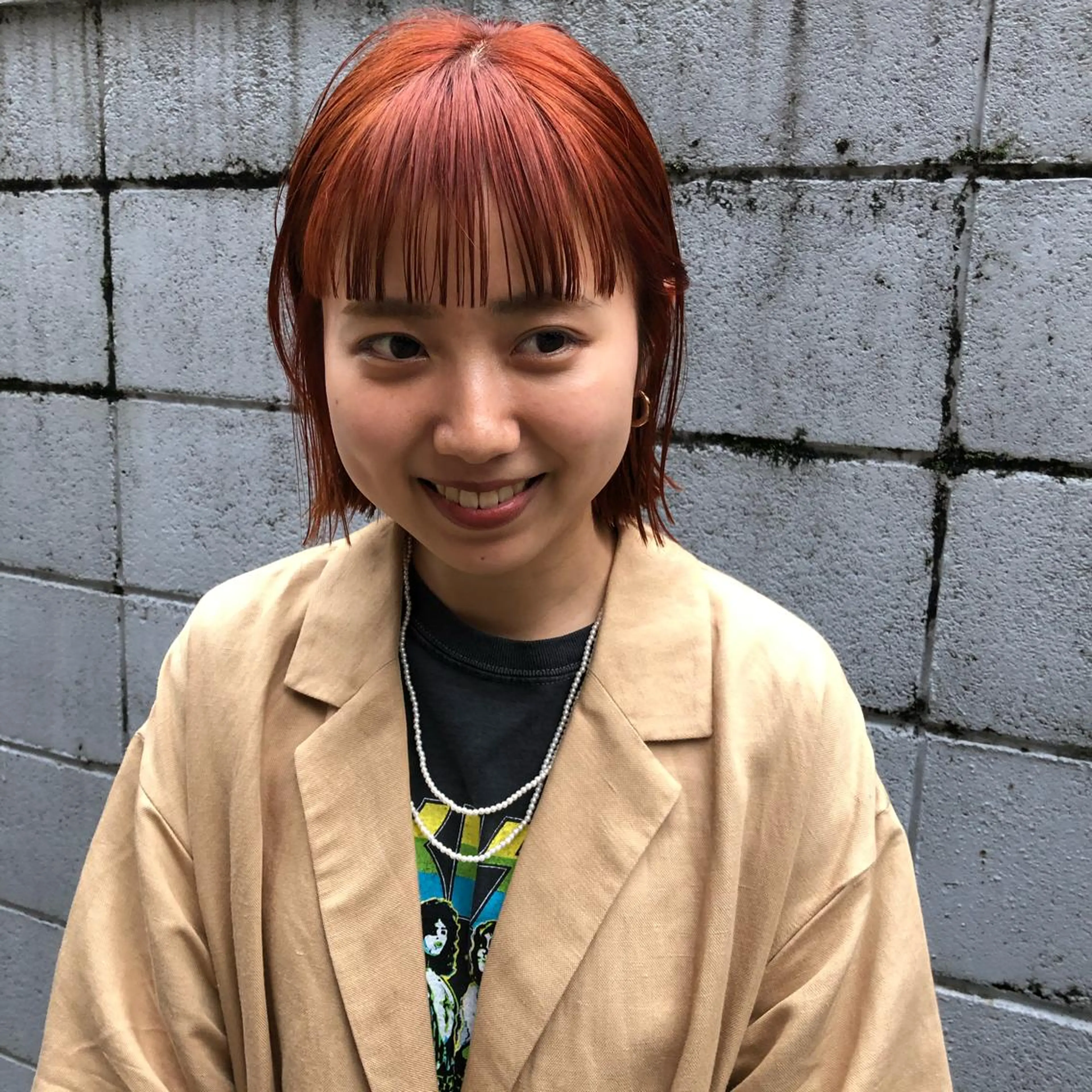 ショート カラー ヘアアレンジ BRUNTJET所属・MAEDA MADOKAのヘアスタイル