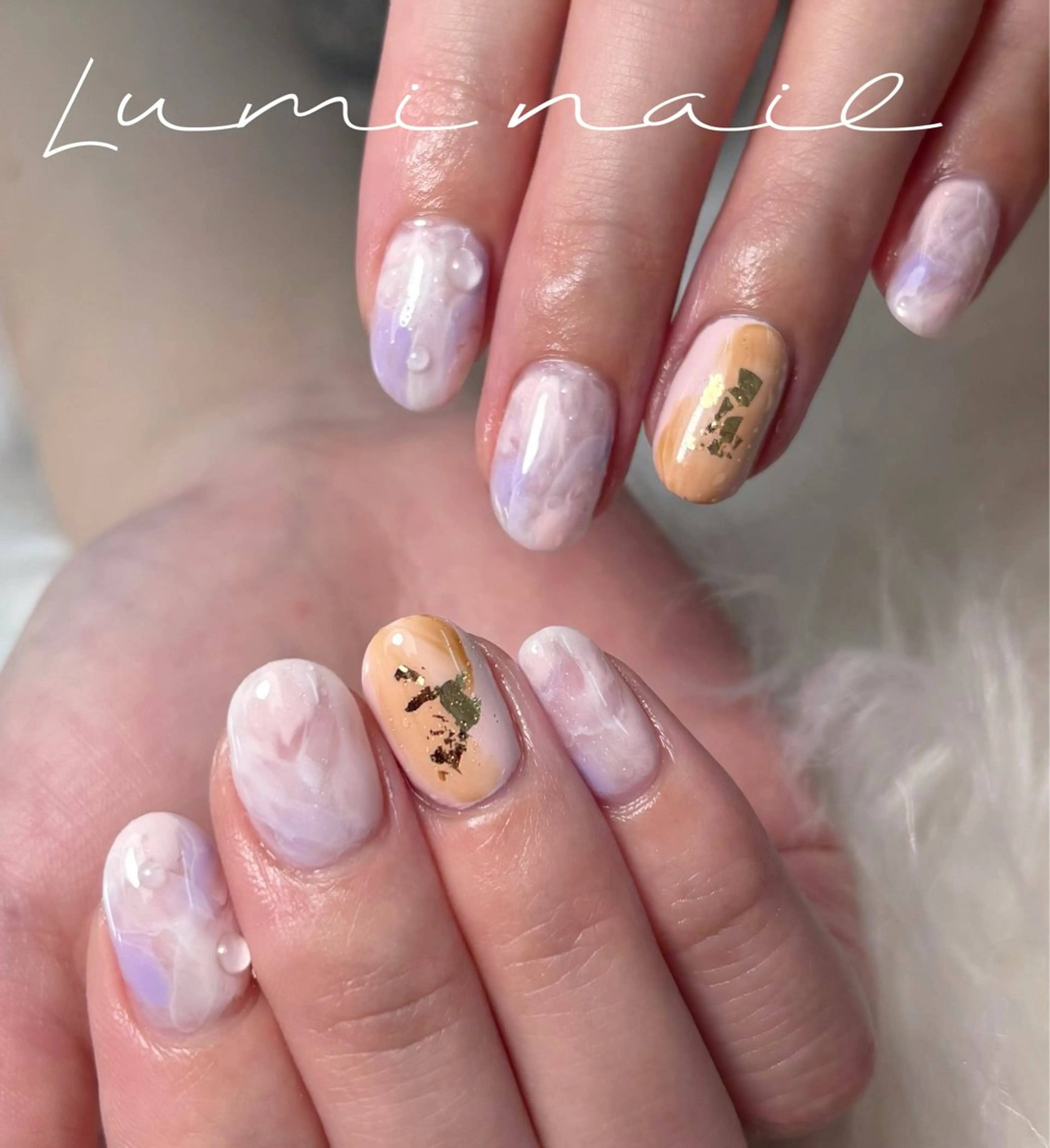 定番ニュアンスネイルオフなし（ジェルオフ込み+500円料金）の写真