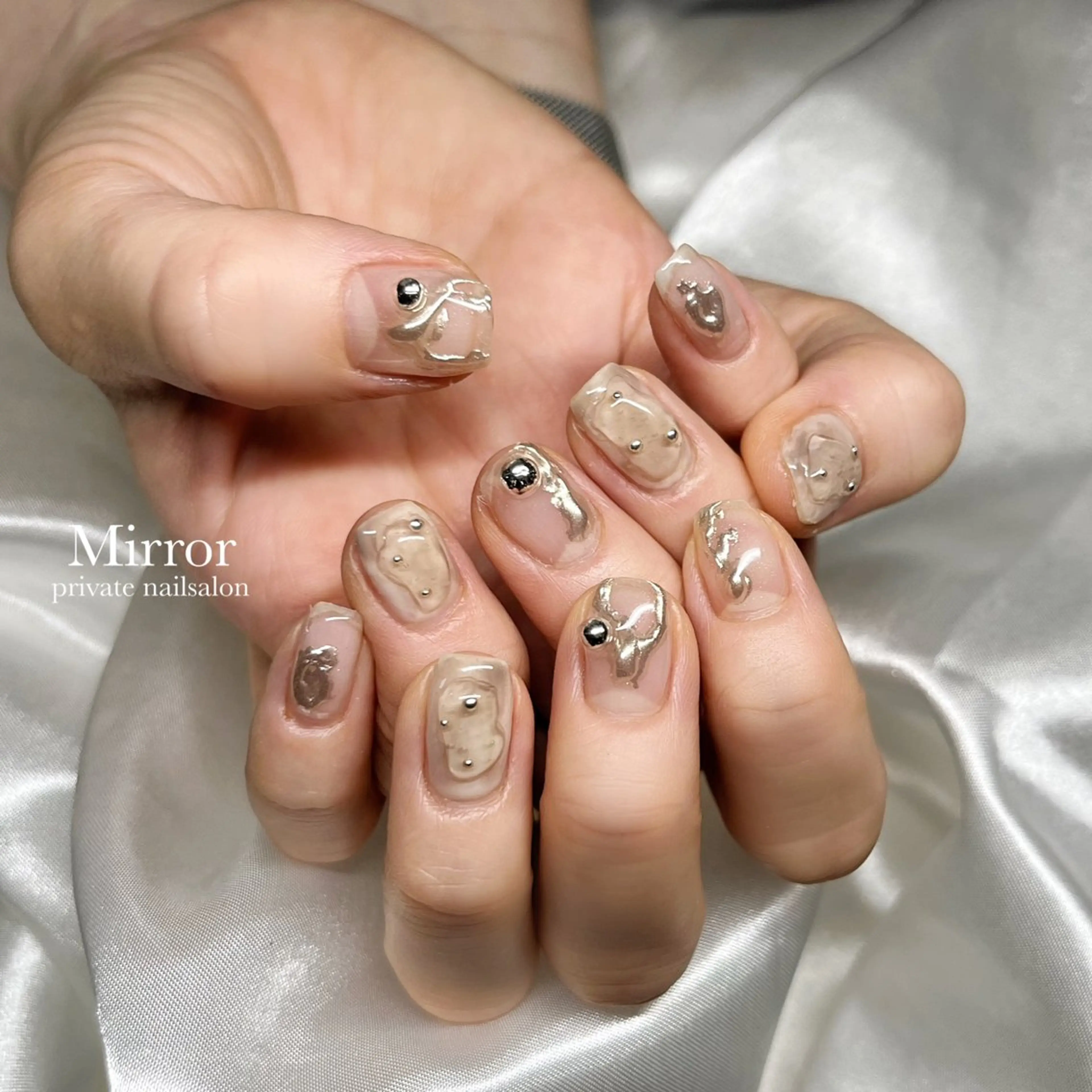 ネイル ハンドネイル nailsalon Mirrorのネイルデザイン