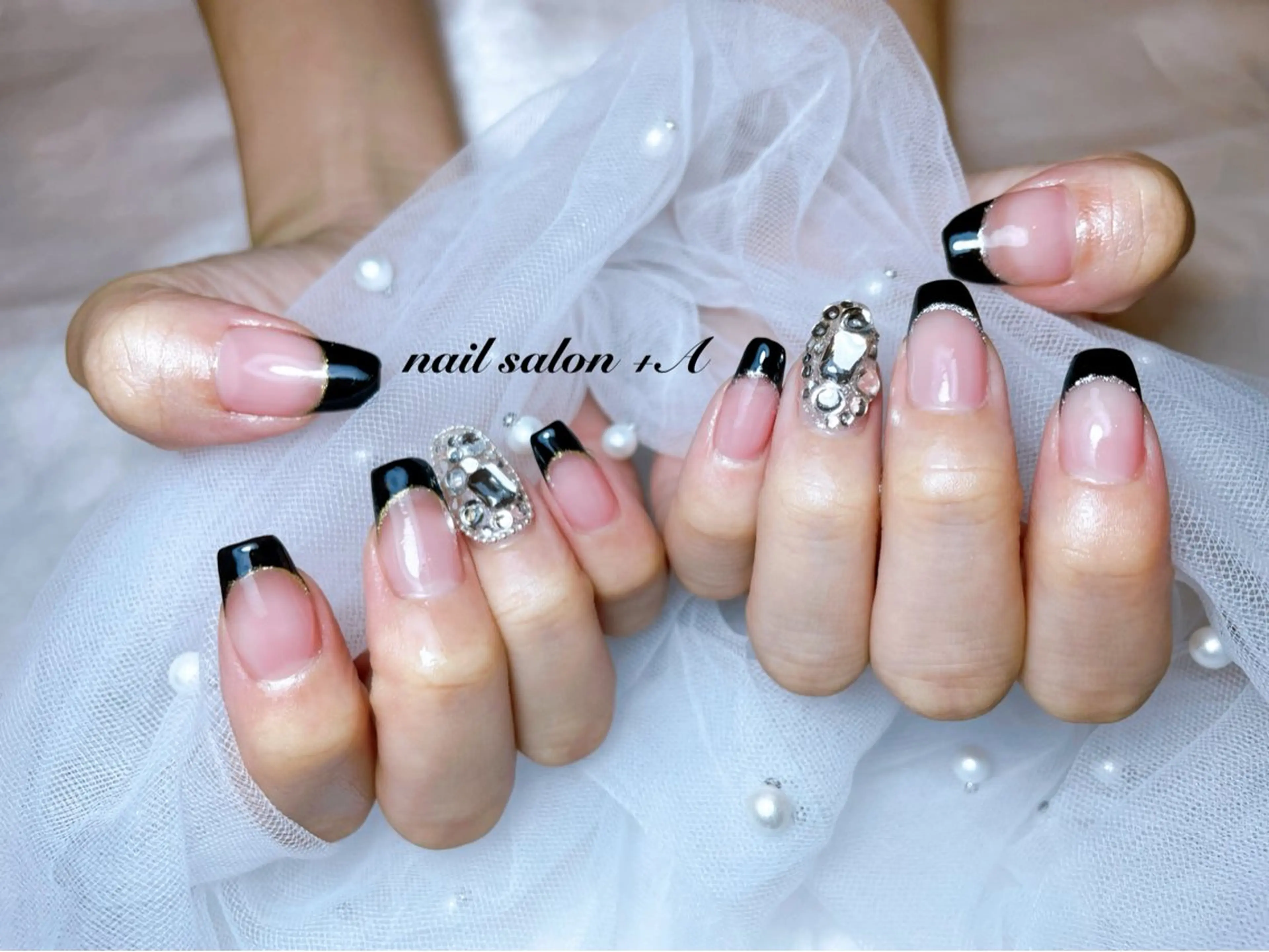 ミディアム ハンドネイル nail salon +A所属・Nail Salon +Aのネイルデザイン