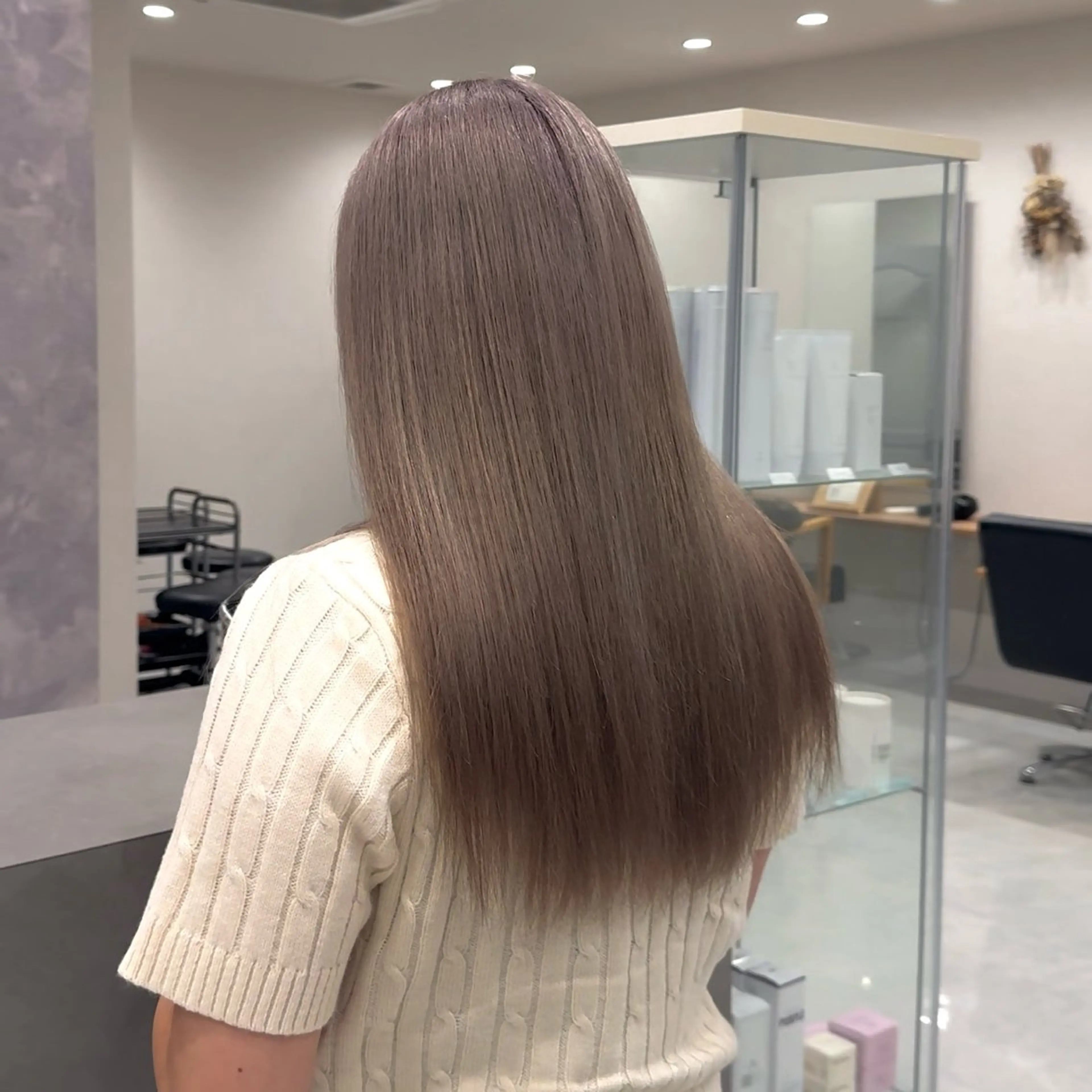セミロング カラー ヘアカラー トリートメント hairdesign minari所属・kosuke 【minari】のヘアスタイル