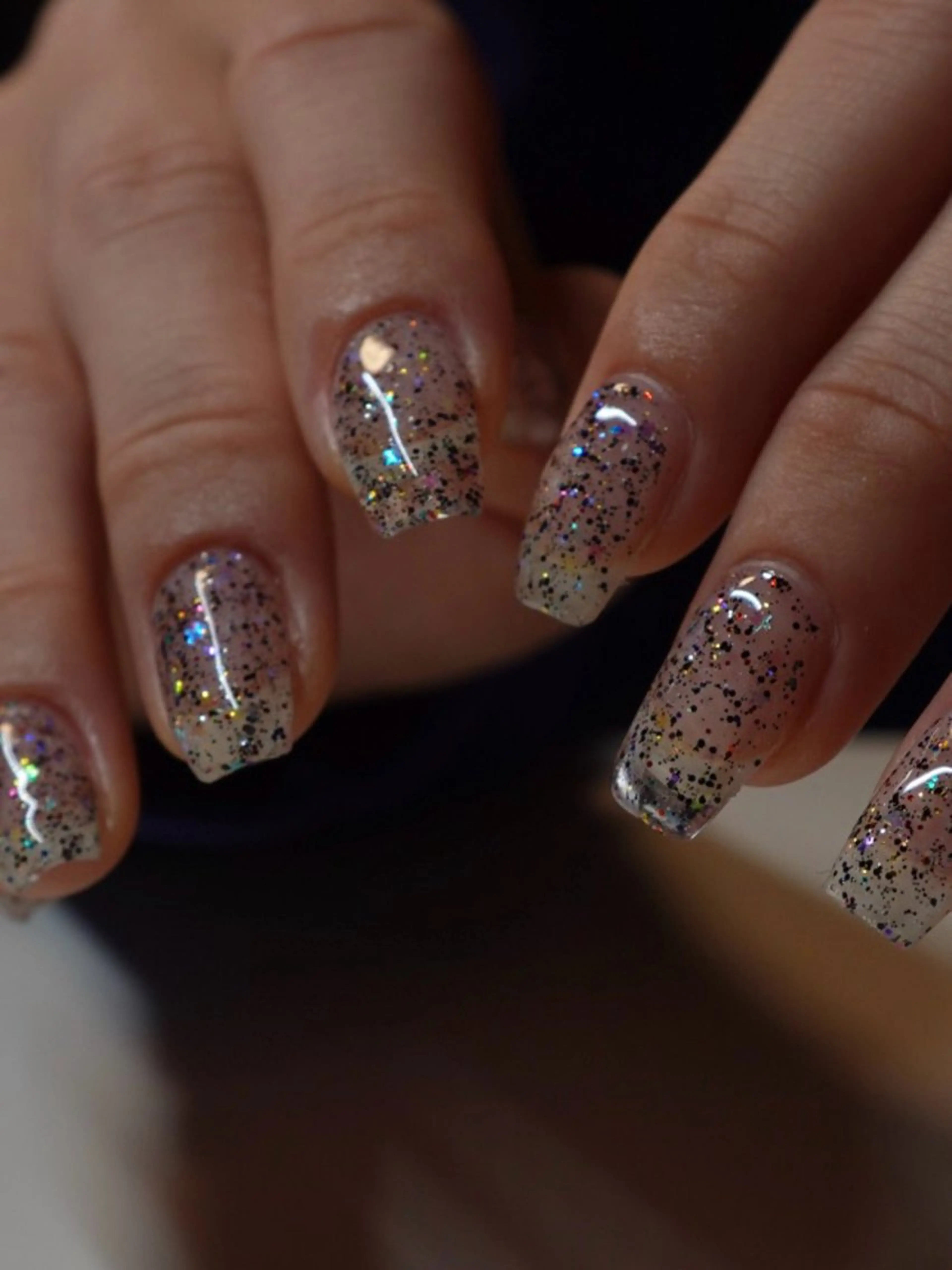 ネイル ラメ(グリッター) ハンドネイル model / honokaのネイルデザイン